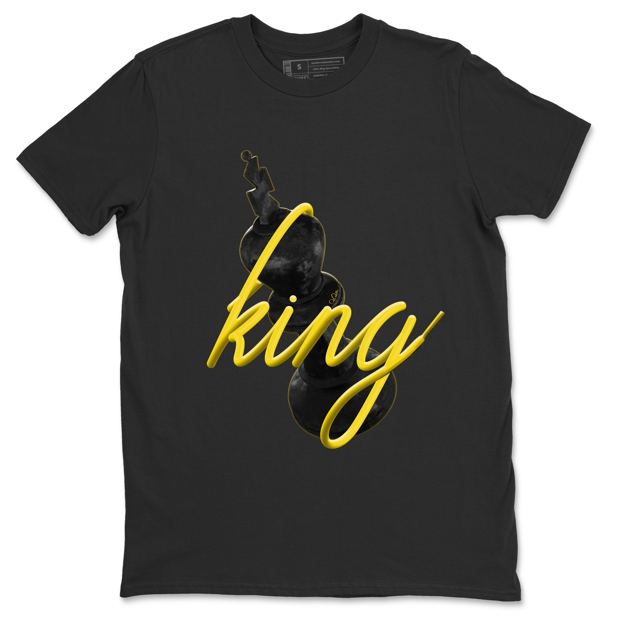 Air Jordan 4 Thunder Sneaker Match Tees 3D King Streetwear Sneaker Shirt AJ4 Thunder Jumpman Sneaker Release Tees Unisex Shirts Black 2