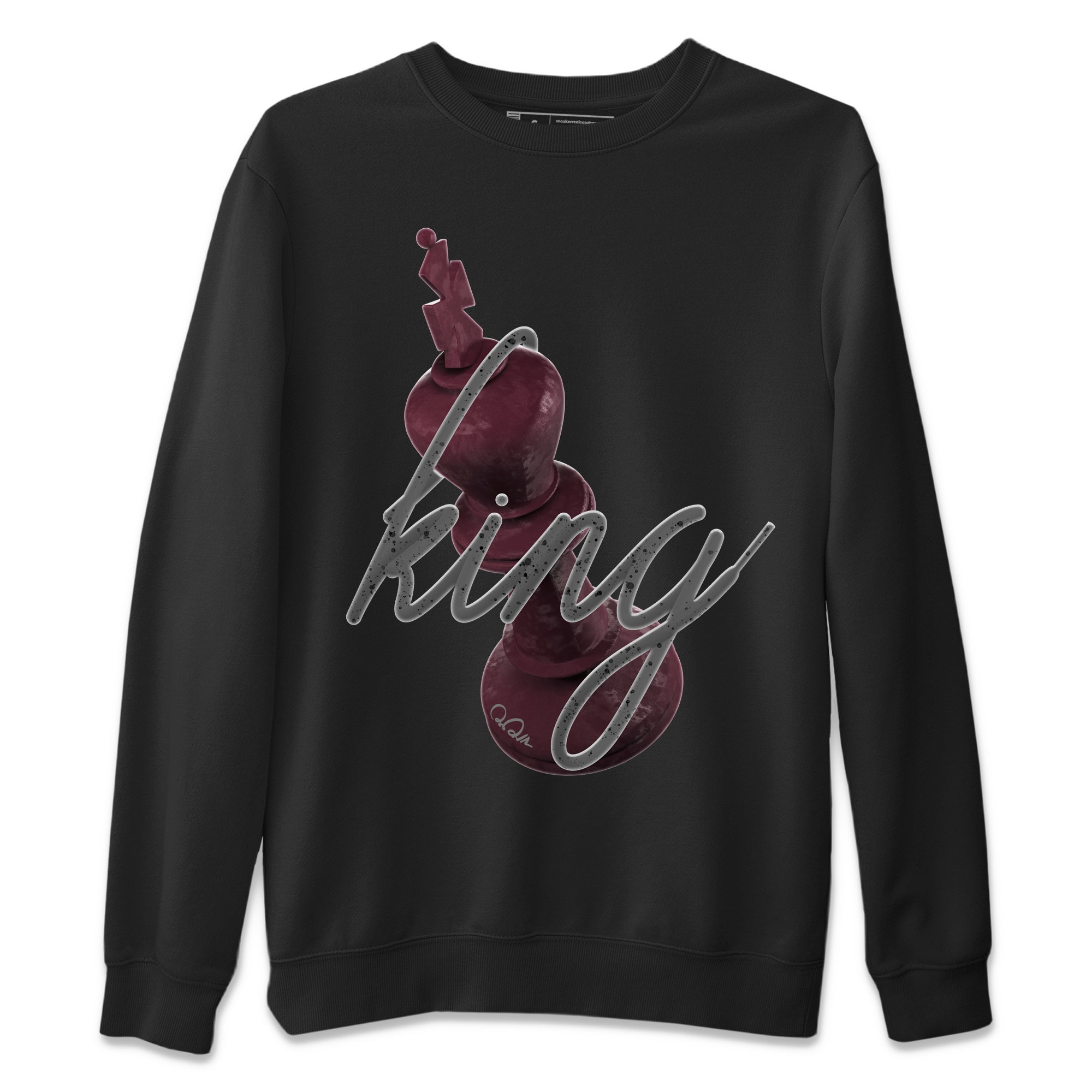 Air Jordan 5 Burgundy Sneaker Match Tees 3D King Streetwear Sneaker Shirt AJ5 Burgundy Sneaker Release Tees Unisex Shirts Black 2