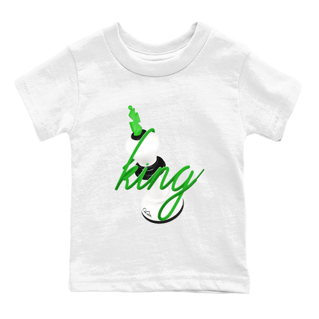 Air Jordan 5 Lucky Green shirt to match jordans 3D King sneaker tees AJ5 Lucky Green Drip Gear Zone baby toddler White 2 cotton Shirt