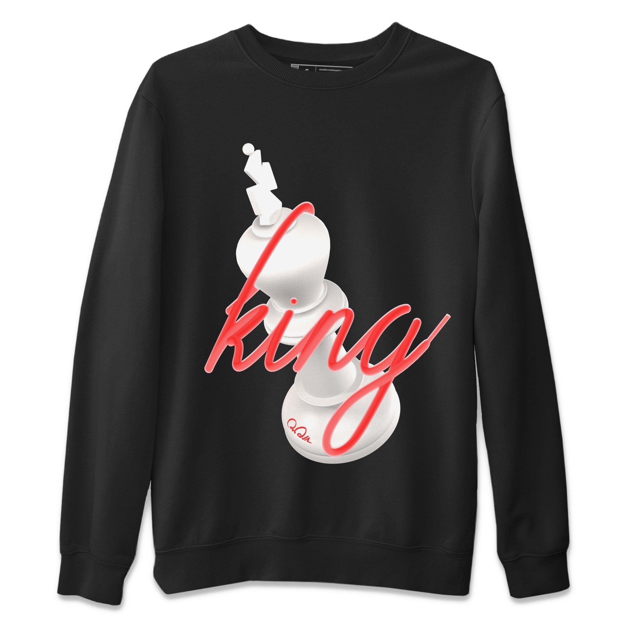 Air Jordan 7 Infrared Sneaker Match Tees 3D King Streetwear Sneaker Shirt AJ7 Infrared Sneaker Release Tees Unisex Shirts Black 2