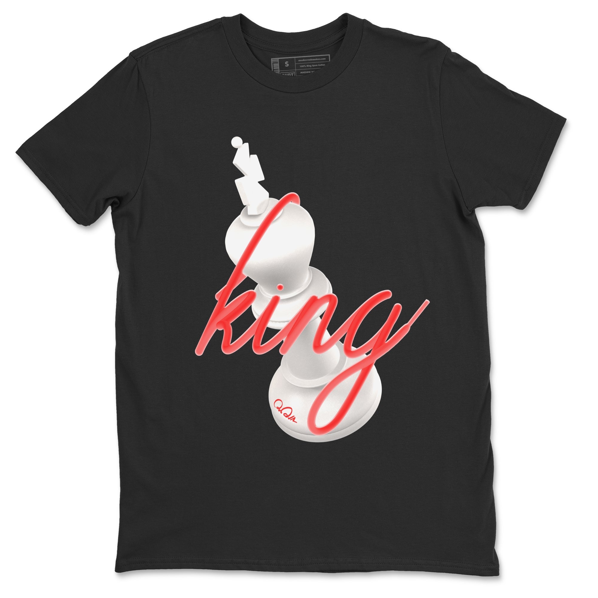 Air Jordan 7 Infrared Sneaker Match Tees 3D King Streetwear Sneaker Shirt AJ7 Infrared Sneaker Release Tees Unisex Shirts Black 2