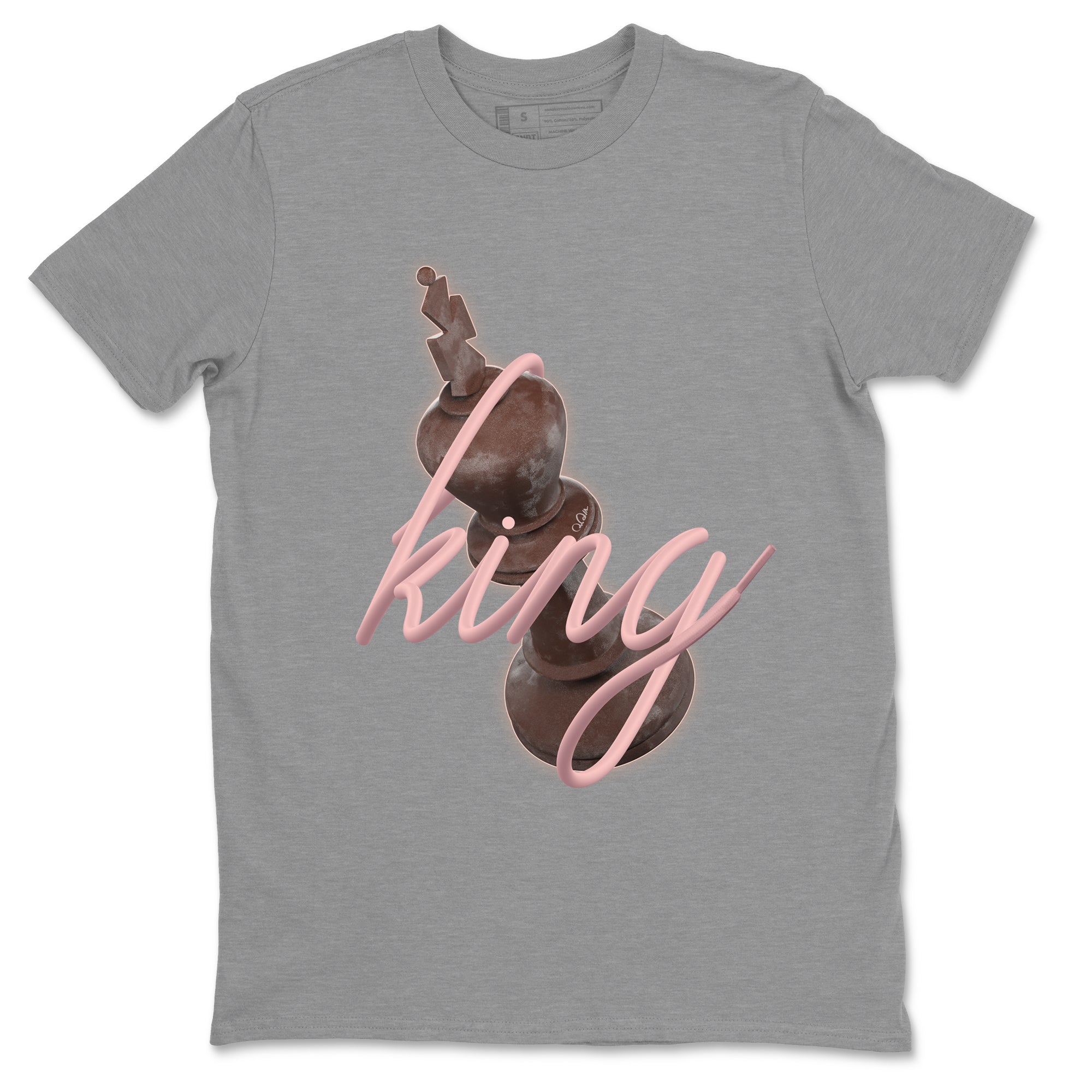 Air More Uptempo Valentines Day Shirt To Match Jordans 3D King Sneaker Tees Nike Uptempo Valentines Day Drip Gear Zone Sneaker Matching Clothing Unisex Shirts Heather Grey 2