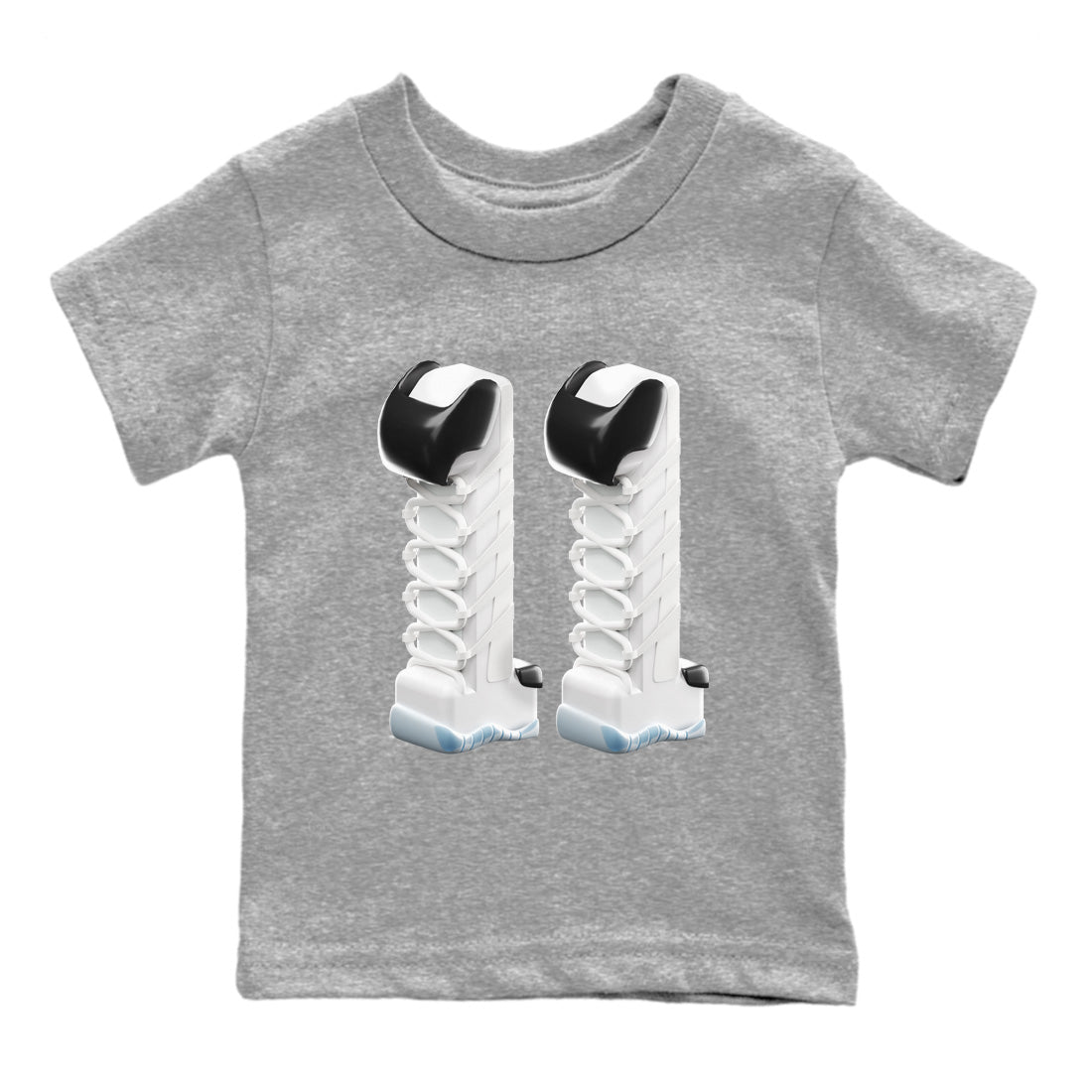 Air Jordan 11 Concord Shirt To Match Jordans 3D Number 11 Sneaker Tees Air Jordan 11 Concord Drip Gear Zone Sneaker Matching Clothing Kids Shirts