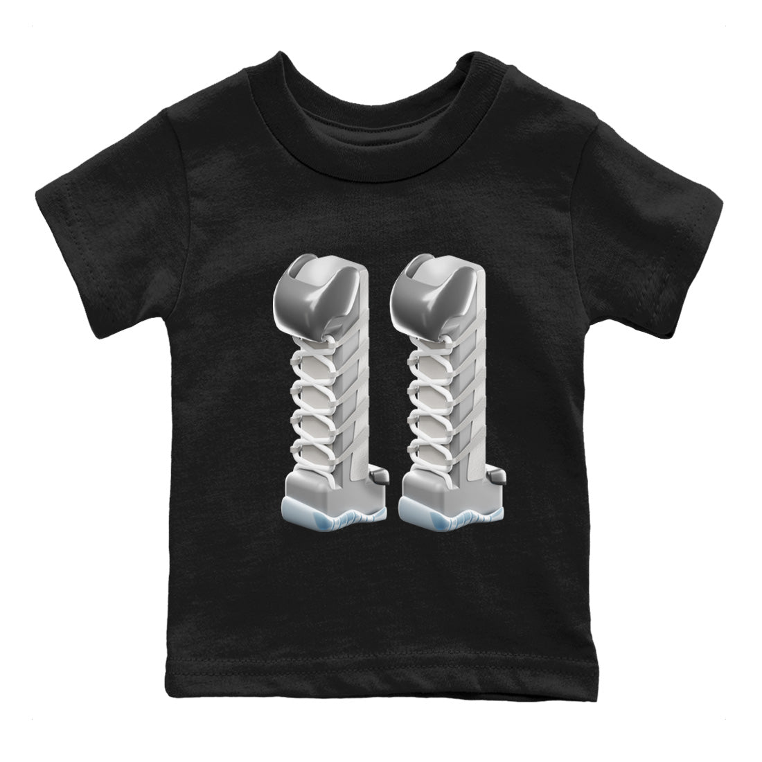 Air Jordan 11 Cool Grey Shirt To Match Jordans 3D Number 11 Sneaker Tees Air Jordan 11 Cool Grey Drip Gear Zone Sneaker Matching Clothing Kids Shirts
