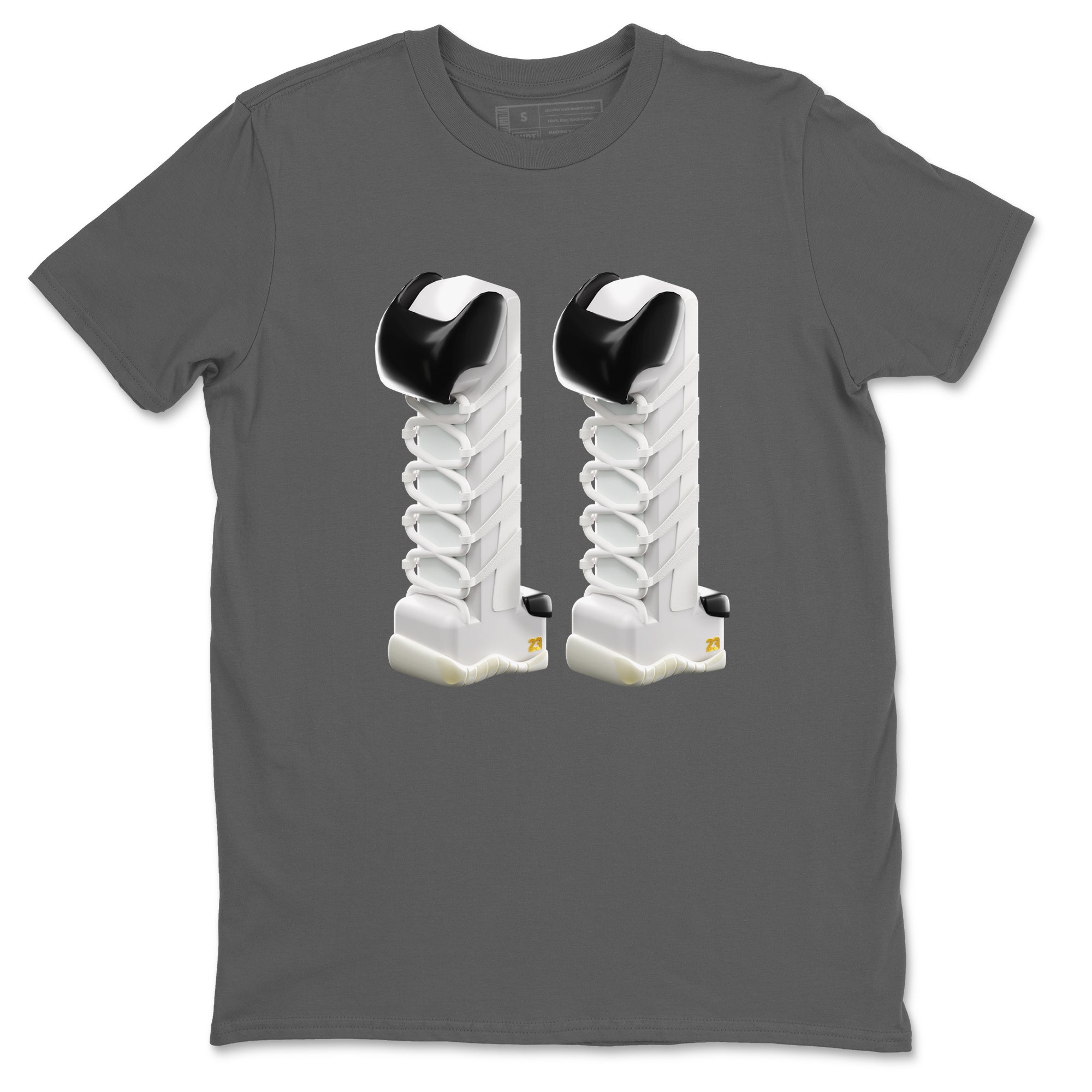 11s Gratitude shirt to match jordans 3D Number 11 sneaker tees Air Jordan 11 Gratitude Drip Gear Zone Unisex Cool Grey 2 T-Shirt
