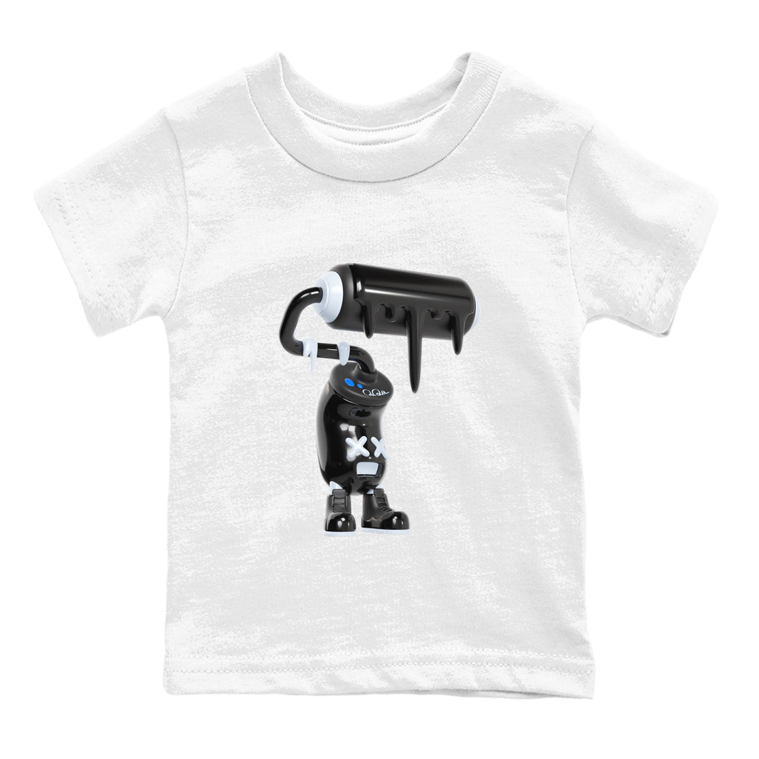 Air Jordan 11 Space shirt to match jordans 3D Paint Roller sneaker tees AJ11 Space Drip Gear Zone baby toddler White 2 cotton Shirt