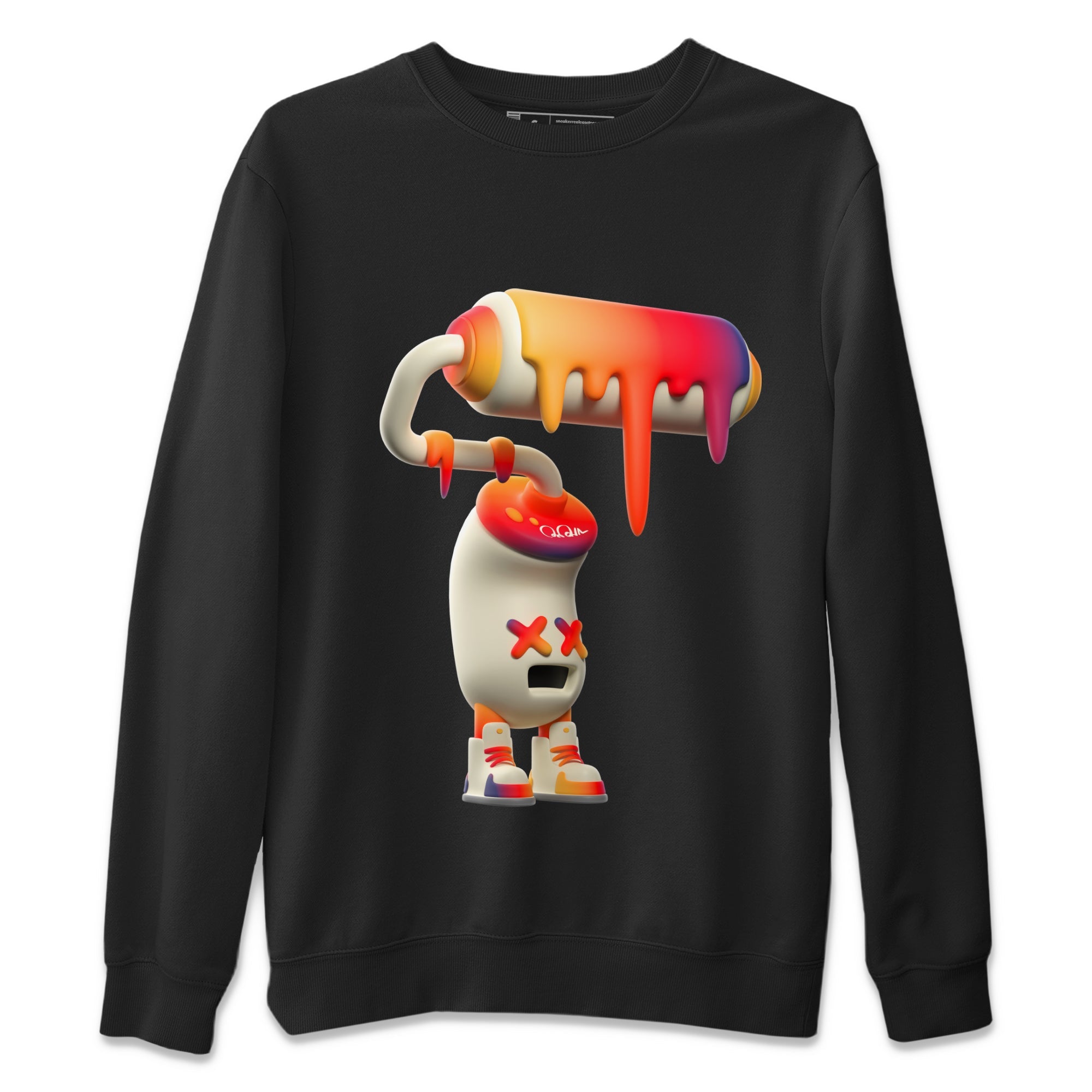 Air Jordan 3 J Balvin shirt to match jordans 3D Paint Roller Streetwear Sneaker Shirt AJ3 Balvin  Drip Gear Zone Sneaker Matching Clothing LGBTQ Gay Pride T-Shirt Unisex Black 2 T-Shirt