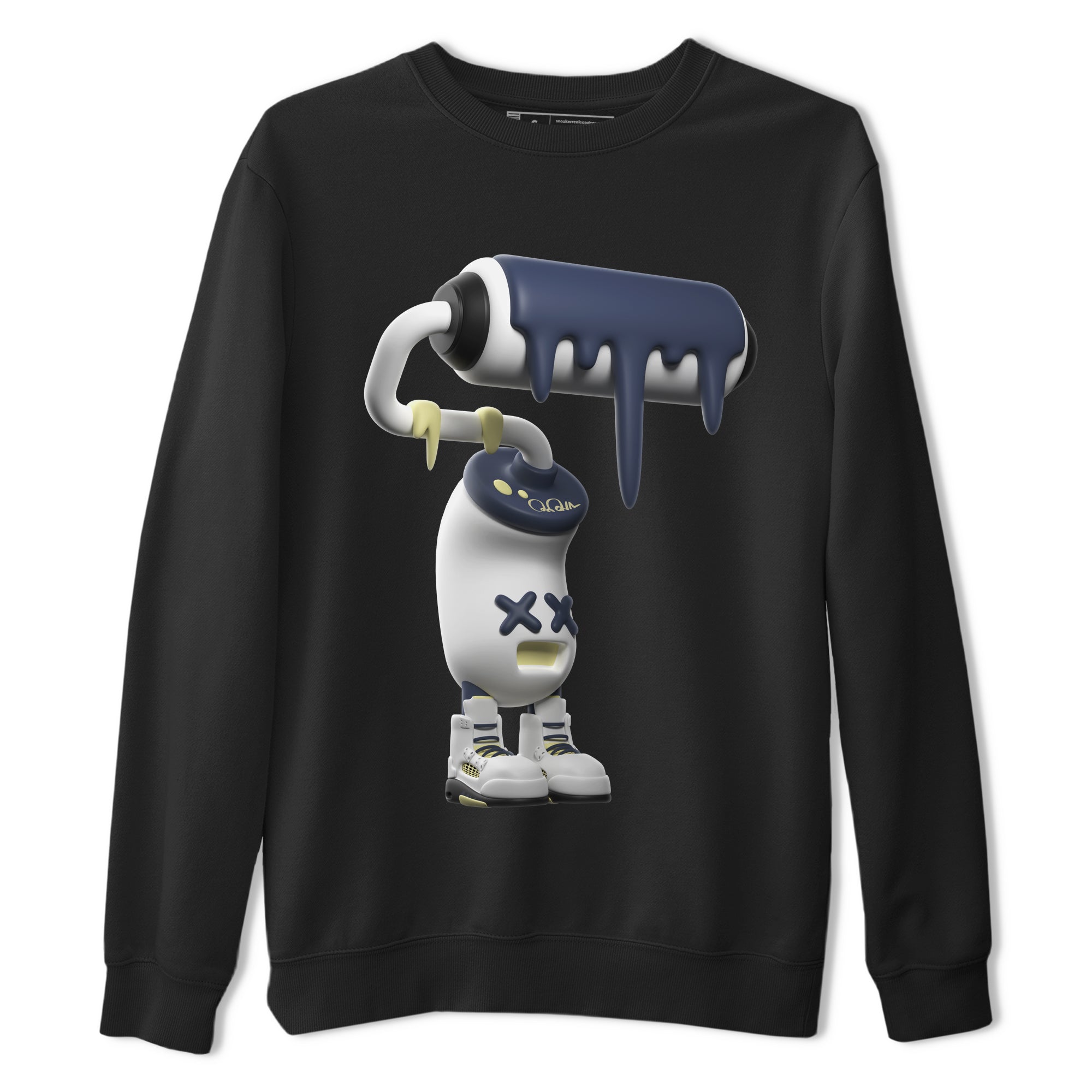 Air Jordan 5 A Ma Maniere x Photon Dust shirt to match jordans 3D Paint Roller sneaker tees Jordan 5 A Ma Maniere "Dawn" Drip Gear Zone Unisex Black 2 T-Shirt