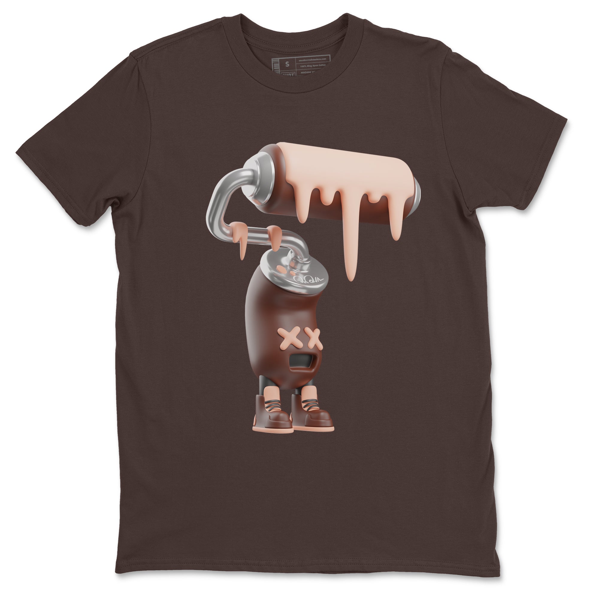 Air More Uptempo Valentines Day Shirt To Match Jordans 3D Paint Roller Sneaker Tees Nike Uptempo Valentines Day Drip Gear Zone Sneaker Matching Clothing Unisex Shirts Dark Chocolate 2