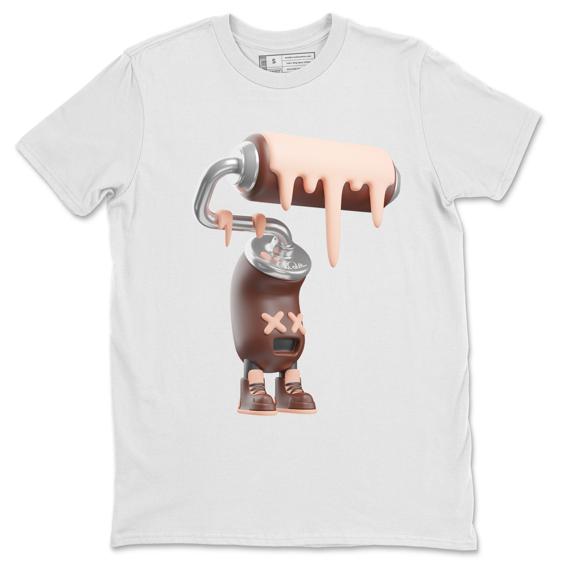 Air More Uptempo Valentines Day Shirt To Match Jordans 3D Paint Roller Sneaker Tees Nike Uptempo Valentines Day Drip Gear Zone Sneaker Matching Clothing Unisex Shirts White 2