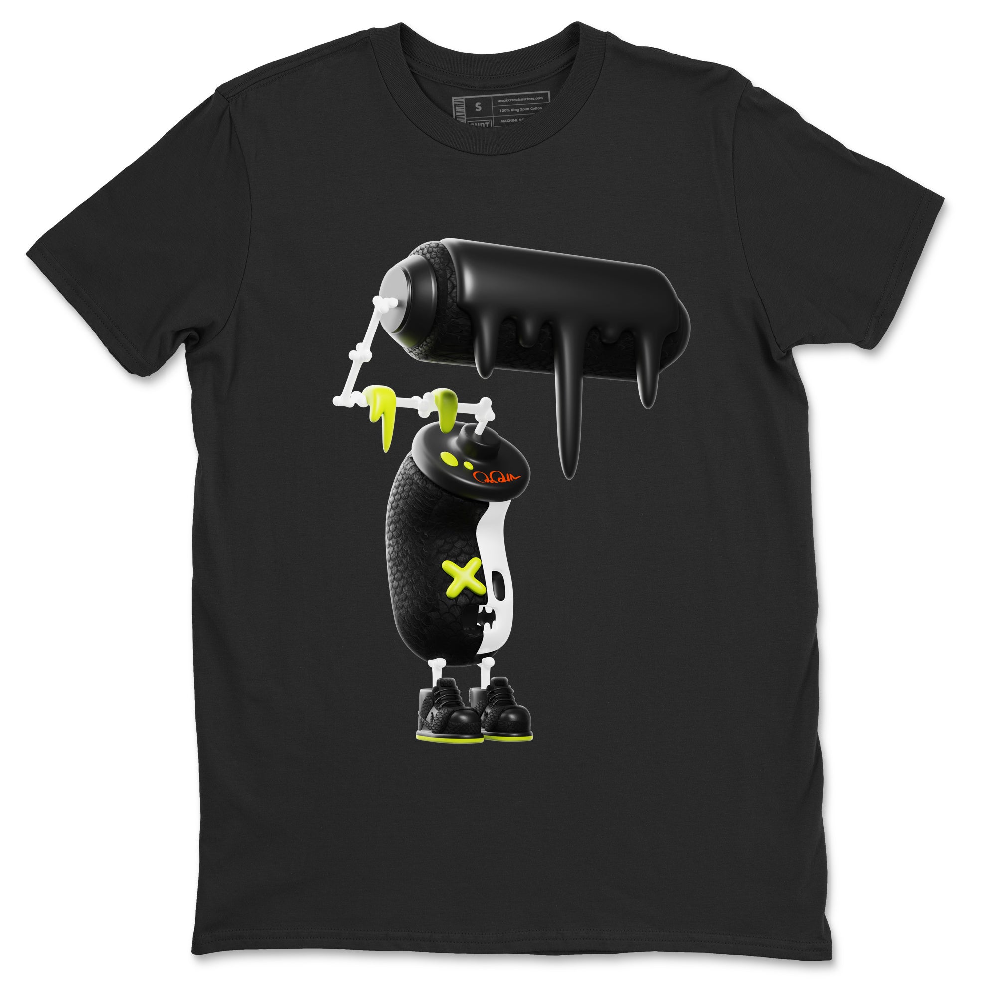 Dunk Halloween shirt to match jordans 3D Paint Roller sneaker tees halloween horror nights Nike Dunk Halloween Drip Gear Zone Unisex Crew Neck Tee Black 2 T-Shirt