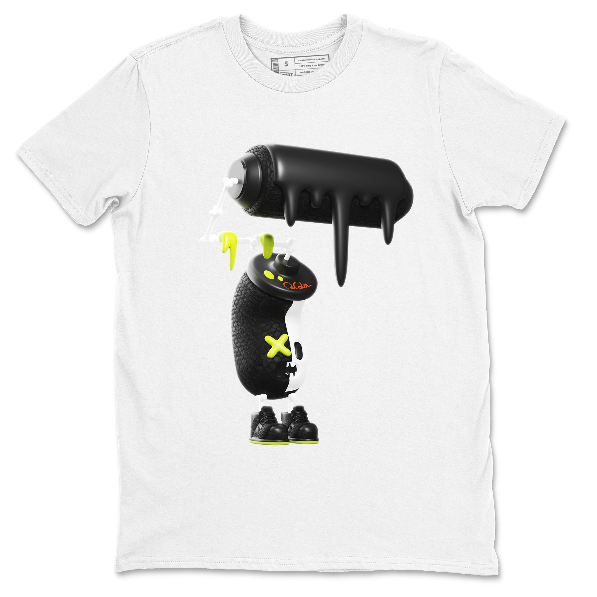 Dunk Halloween shirt to match jordans 3D Paint Roller sneaker tees halloween horror nights Nike Dunk Halloween Drip Gear Zone Unisex Crew Neck Tee White 2 T-Shirt