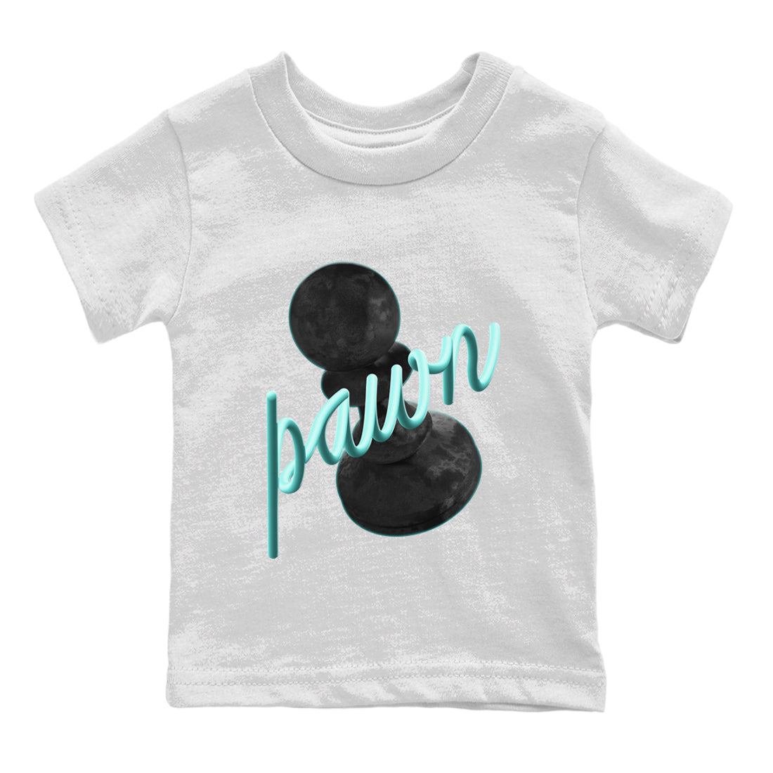 Air Force 1 Tiffany Shirt To Match Jordans 3D Pawn Sneaker Tees Nike Tiffany AF1Drip Gear Zone Sneaker Matching Clothing Kids Shirts White 2