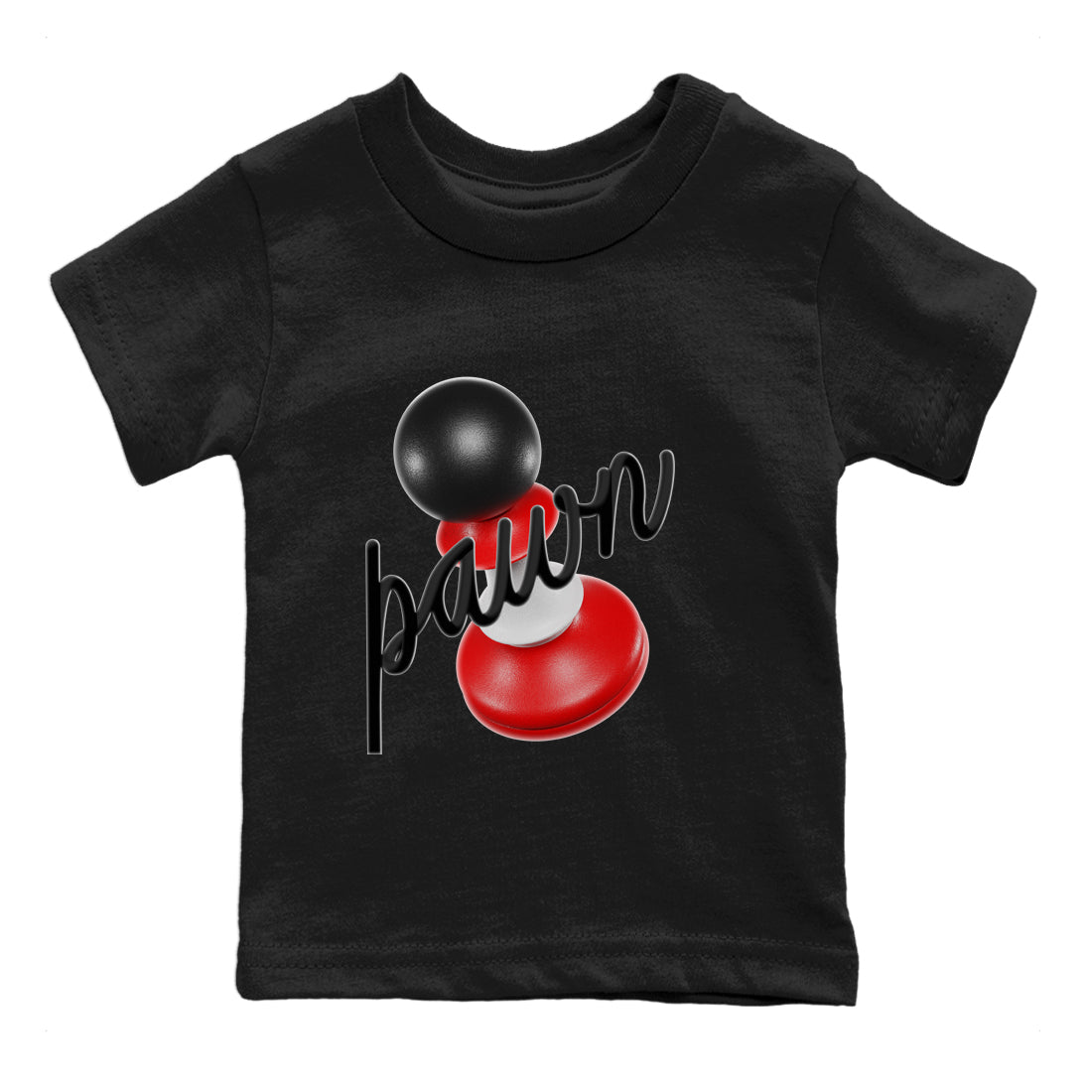 Air Jordan 1 Spider Man Sneaker Match Tees 3D Pawn Sneaker Release Tees AJ1 Spider Man Sneaker Release Tees Kids Shirts Black 2