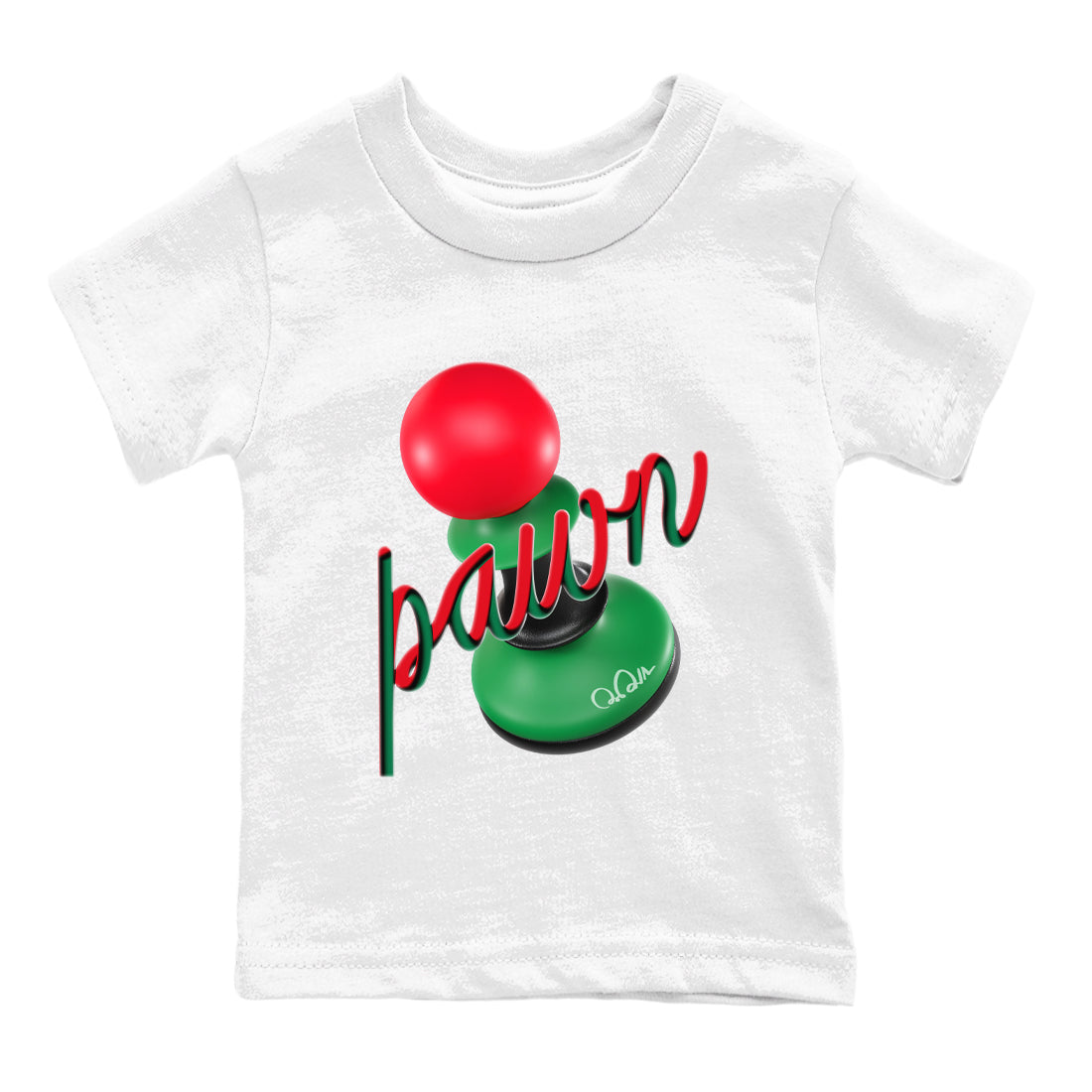 Jordan 2 Low Christmas X-mas Holiday special gift shirt to match jordans 3D Pawn sneaker tees Air Jordan 2 Christmas Drip Gear Zone Baby Toddler White 2 T-Shirt
