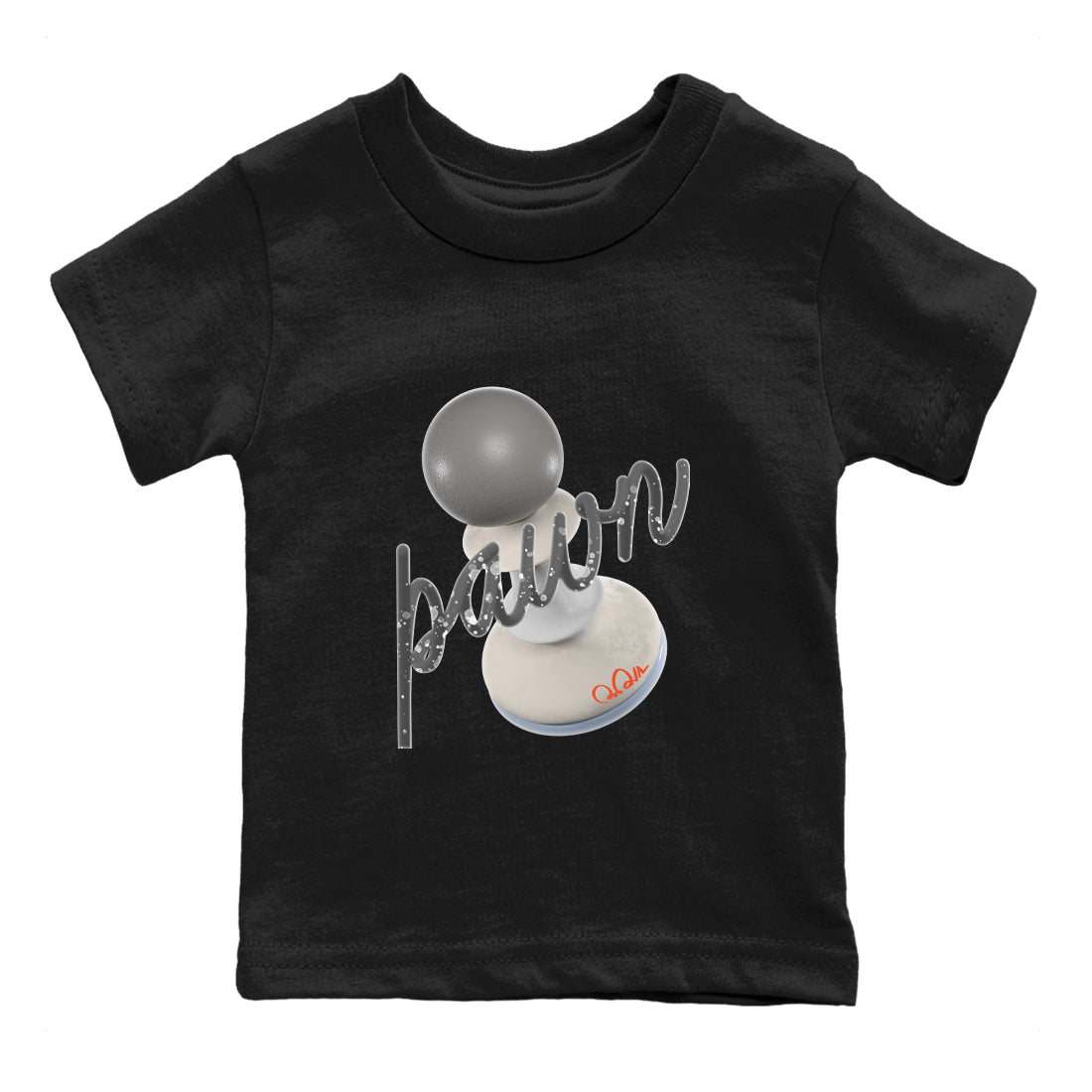 Air Jordan 5 Craft Sneaker Match Tees 3D Pawn Streetwear Sneaker Shirt AJ5 SE Craft Sneaker Release Tees Kids Shirts Black 2