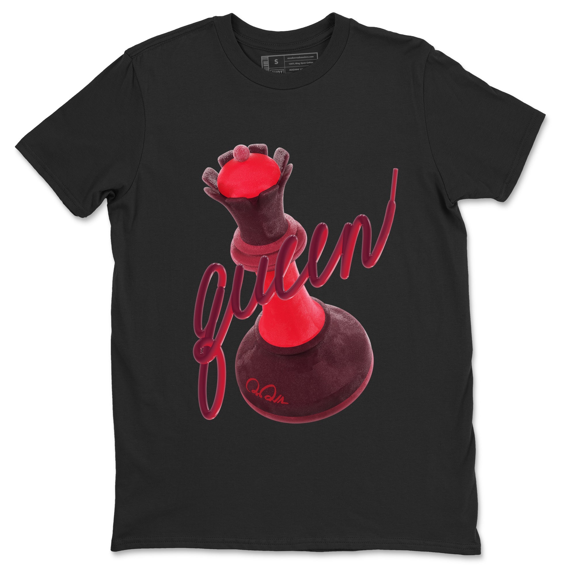 Air Force 1 Layers of Love shirt to match jordans 3D Queen sneaker tees af1 Layers of Love Drip Gear Zone unisex cotton Black 2 crew neck shirt