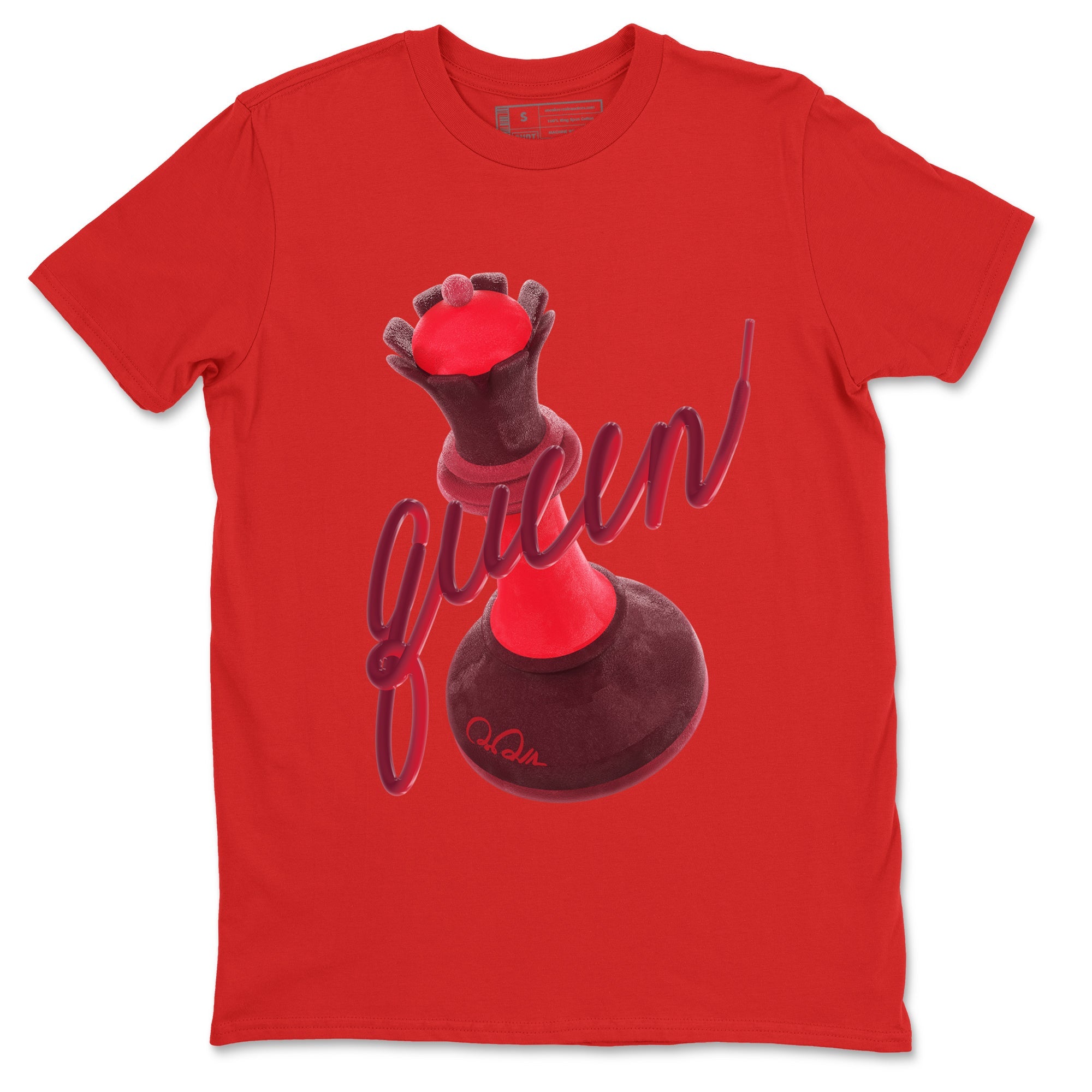 Air Force 1 Layers of Love shirt to match jordans 3D Queen sneaker tees af1 Layers of Love Drip Gear Zone unisex cotton Red 2 crew neck shirt