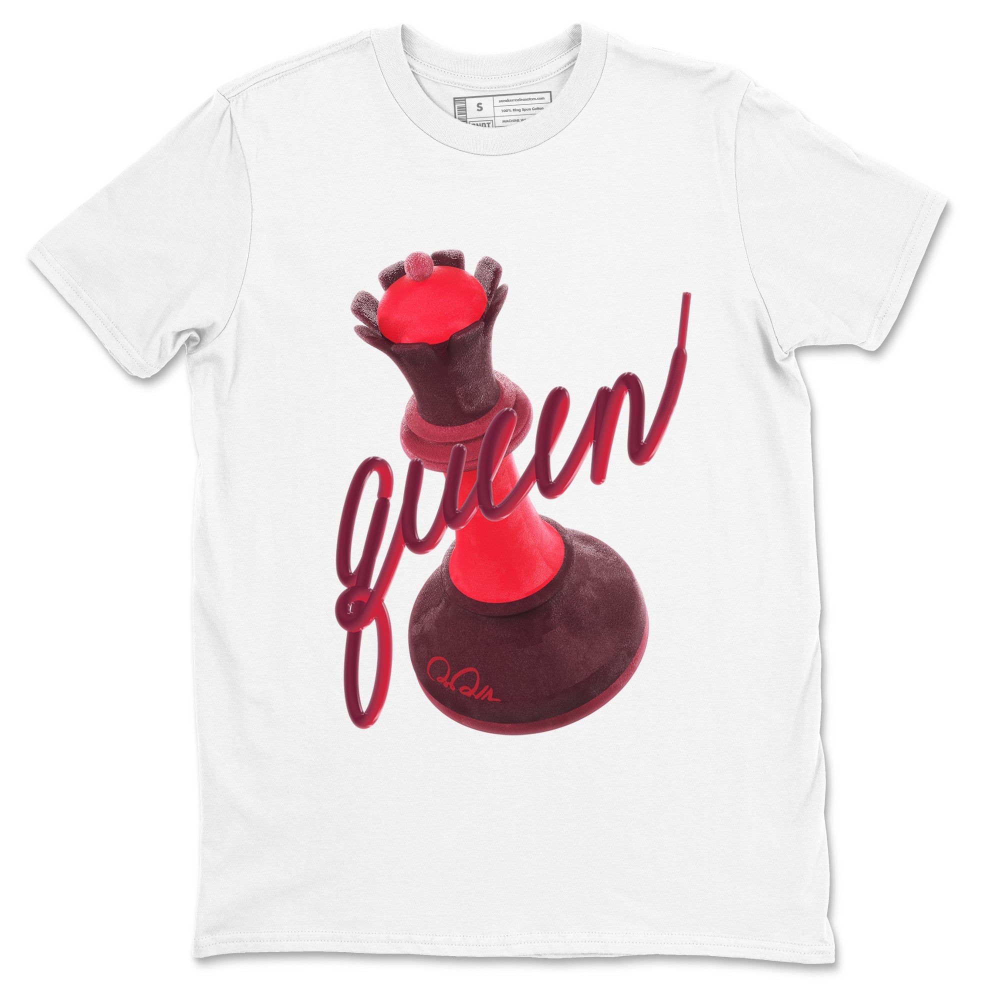 Air Force 1 Layers of Love shirt to match jordans 3D Queen sneaker tees af1 Layers of Love Drip Gear Zone unisex cotton White 2 crew neck shirt