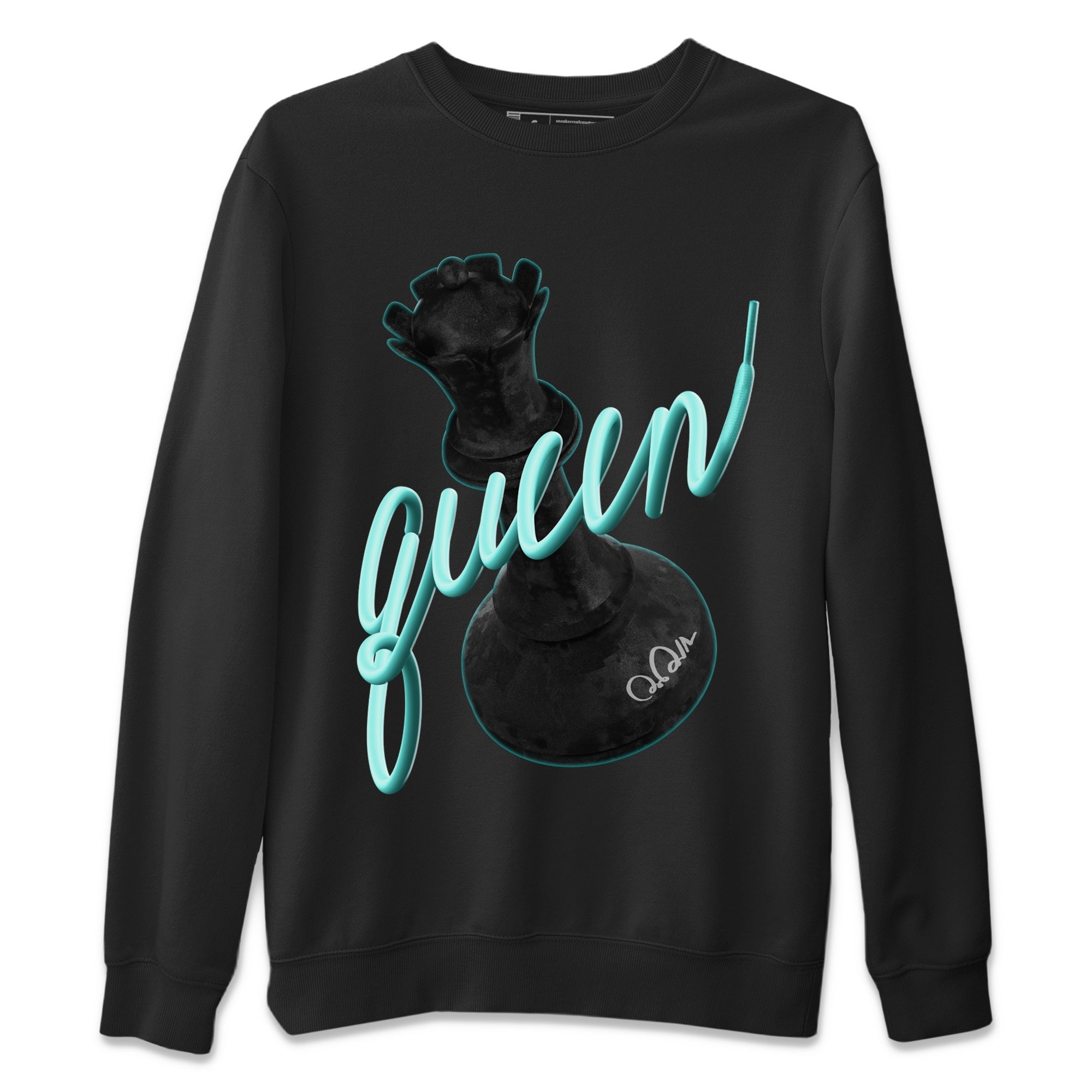 Air Force 1 Tiffany Shirt To Match Jordans 3D Queen Sneaker Tees Nike Tiffany AF1Drip Gear Zone Sneaker Matching Clothing Unisex Shirts Black 2