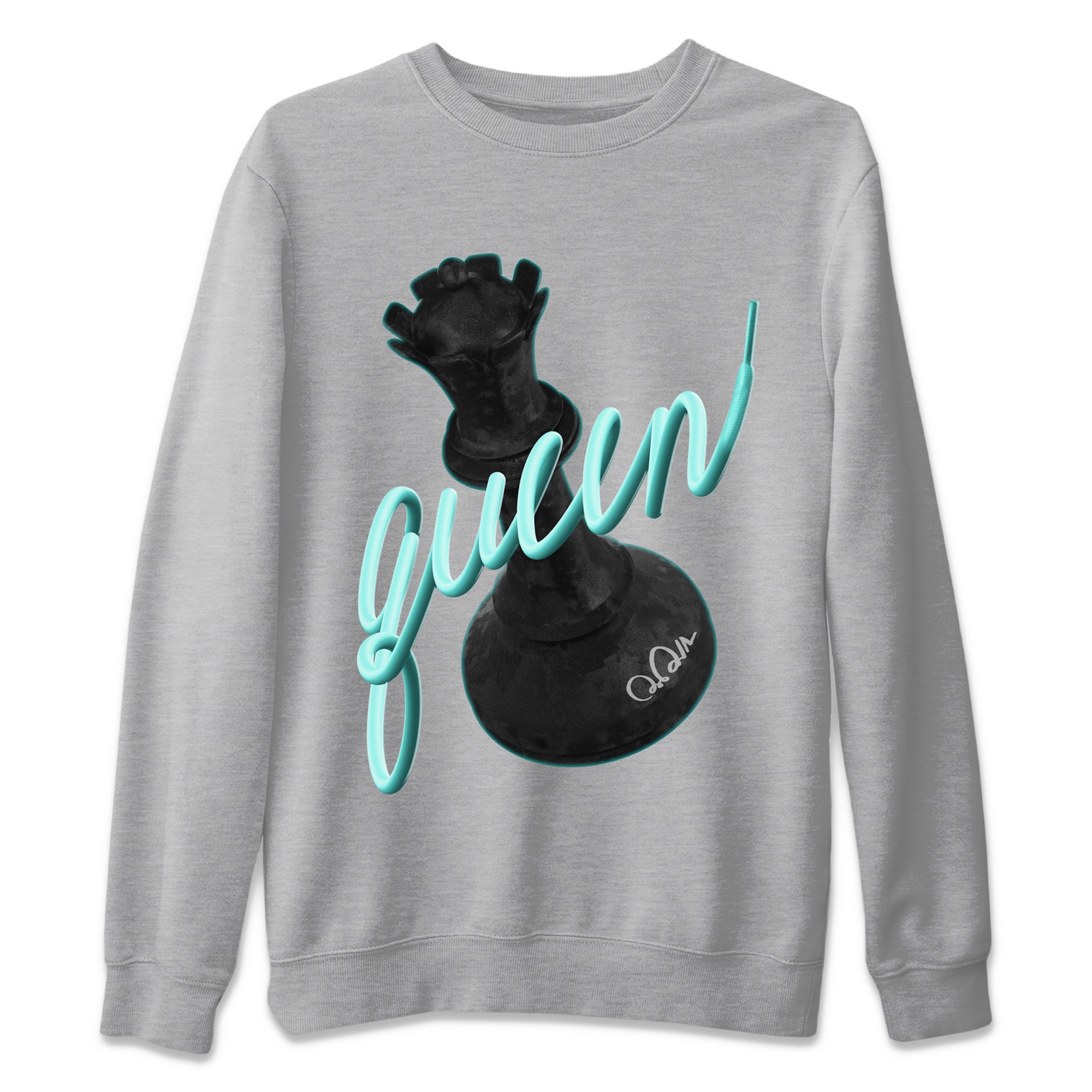 Air Force 1 Tiffany Shirt To Match Jordans 3D Queen Sneaker Tees Nike Tiffany AF1Drip Gear Zone Sneaker Matching Clothing Unisex Shirts Heather Grey 2