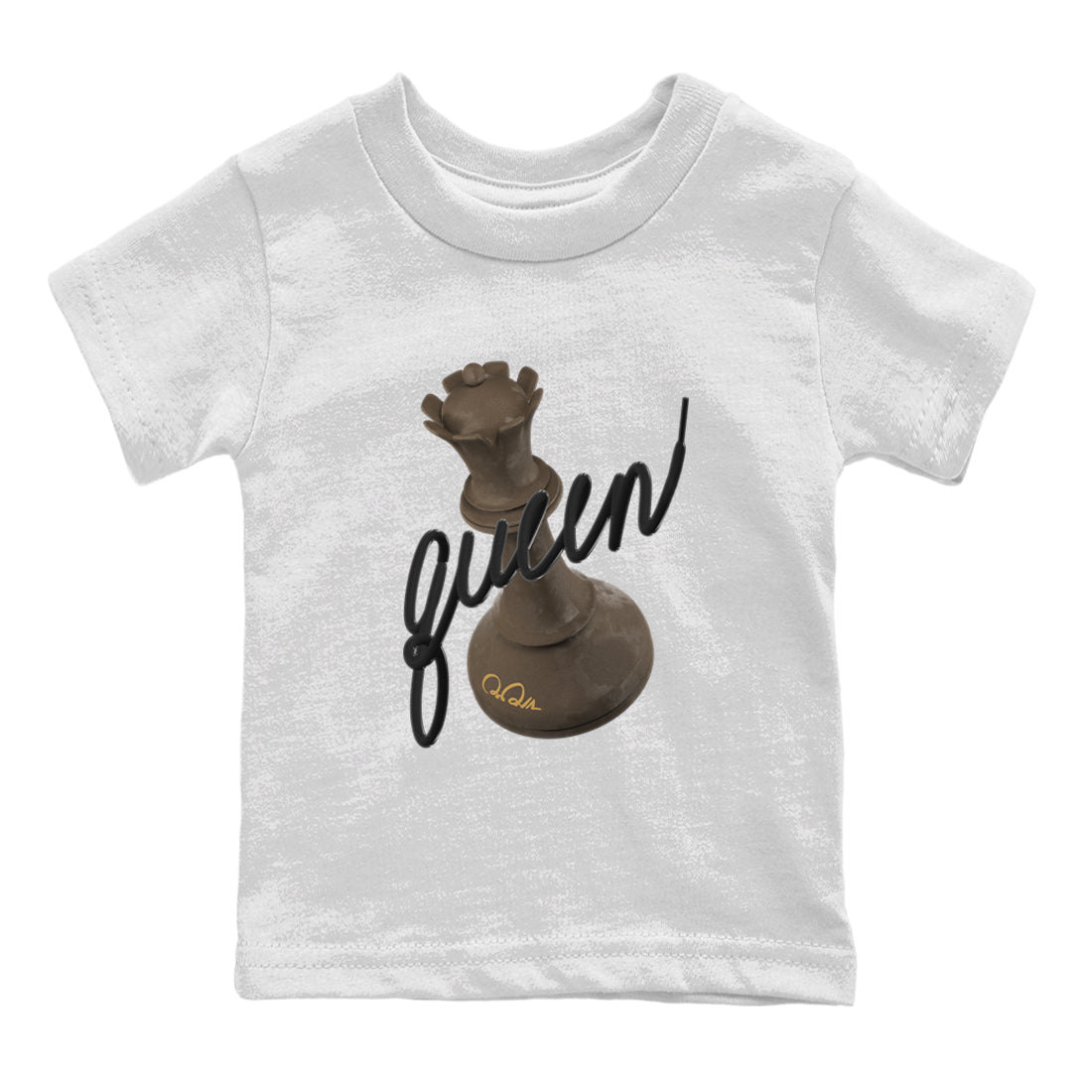 Air Jordan 1 Palomino shirt to match jordans 3D Queen Streetwear Sneaker Shirt AJ1 High Palomino Drip Gear Zone Sneaker Matching Clothing Baby Toddler White 2 T-Shirt