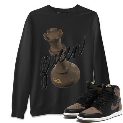 Air Jordan 1 Palomino shirt to match jordans 3D Queen Streetwear Sneaker Shirt AJ1 High Palomino Drip Gear Zone Sneaker Matching Clothing Unisex Black 1 T-Shirt