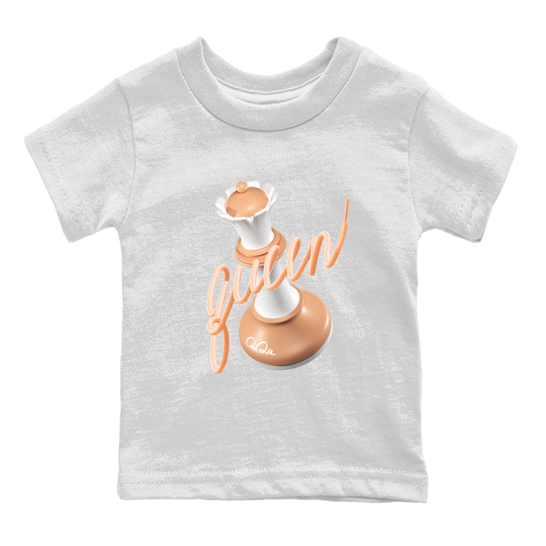 Air Jordan 1 Praline shirt to match jordans 3D Queen Streetwear Sneaker Shirt AJ1Praline Drip Gear Zone Sneaker Matching Clothing Baby Toddler White 2 T-Shirt