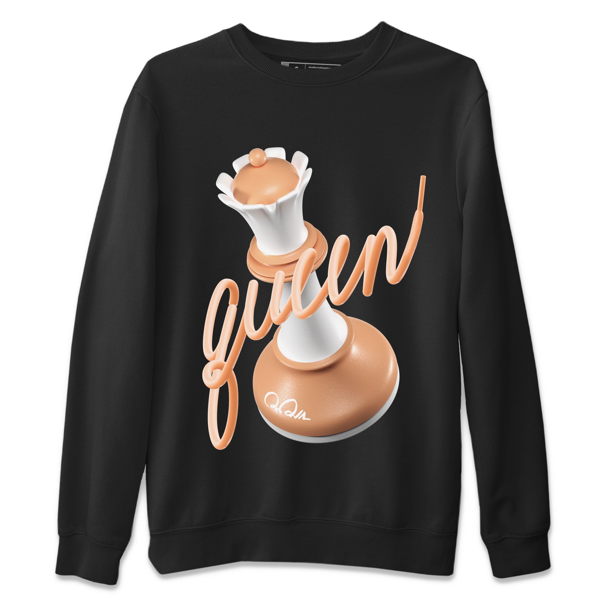 Air Jordan 1 Praline shirt to match jordans 3D Queen Streetwear Sneaker Shirt AJ1Praline Drip Gear Zone Sneaker Matching Clothing Unisex Black 2 T-Shirt