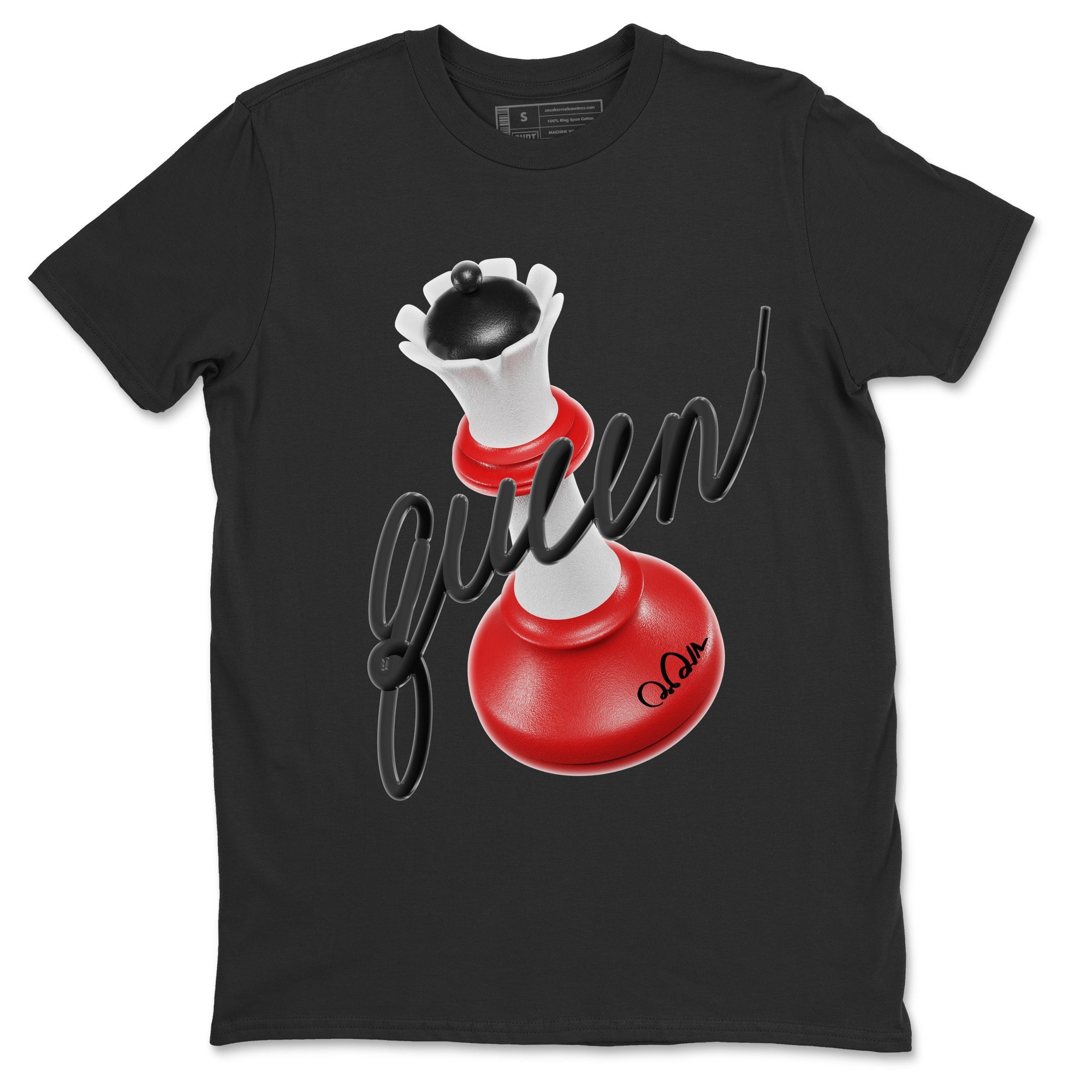 Air Jordan 1 Spider Man Sneaker Match Tees 3D Queen Sneaker Release Tees AJ1 Spider Man Sneaker Release Tees Unisex Shirts Black 2