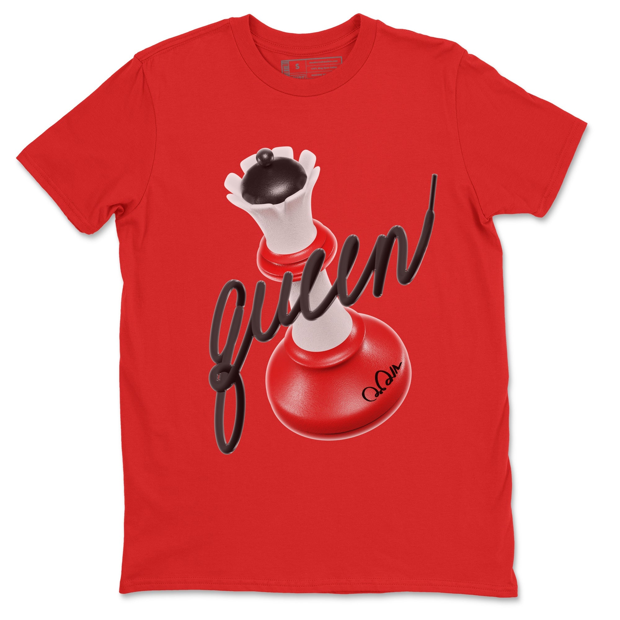 Air Jordan 1 Spider Man Sneaker Match Tees 3D Queen Sneaker Release Tees AJ1 Spider Man Sneaker Release Tees Unisex Shirts Red 2