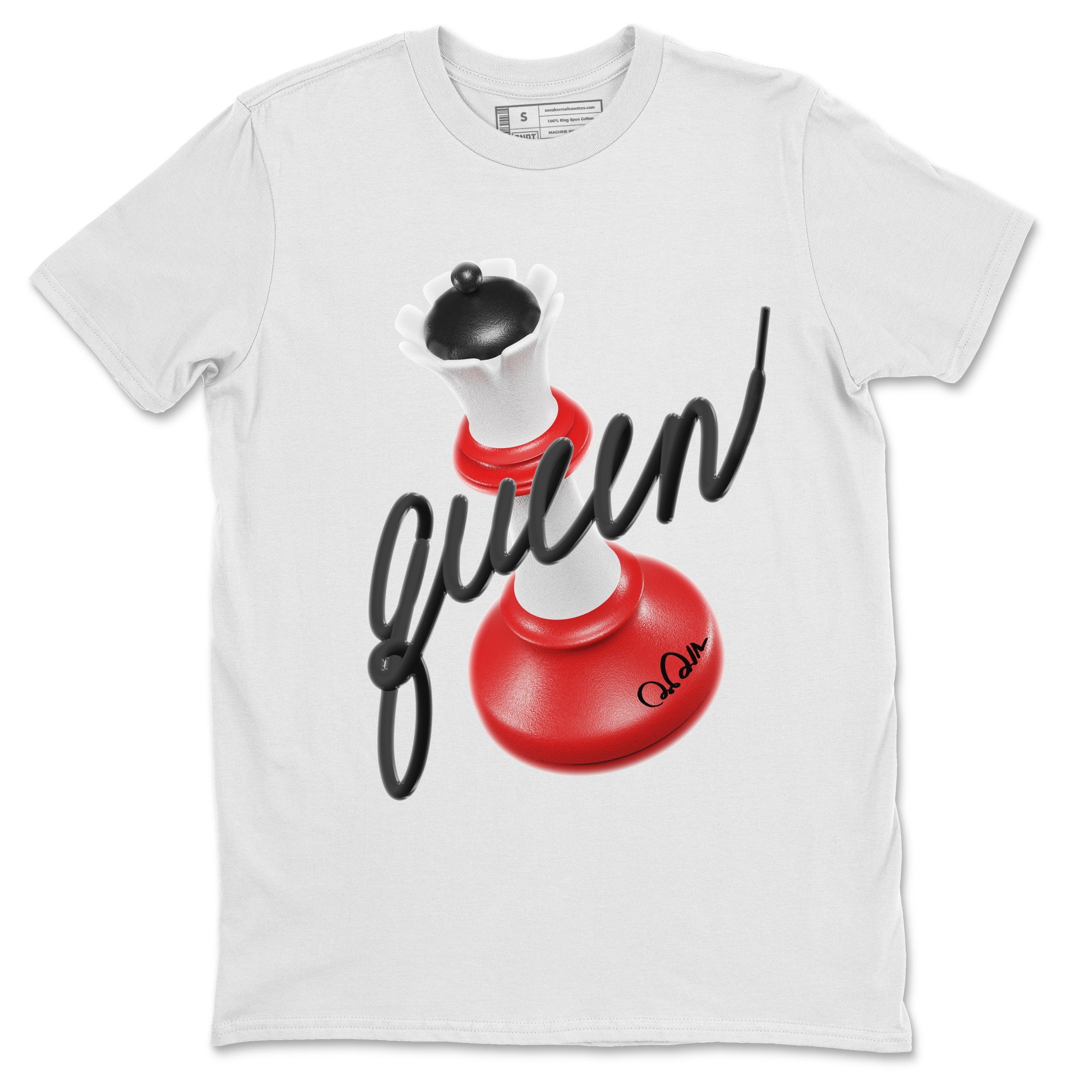 Air Jordan 1 Spider Man Sneaker Match Tees 3D Queen Sneaker Release Tees AJ1 Spider Man Sneaker Release Tees Unisex Shirts White 2