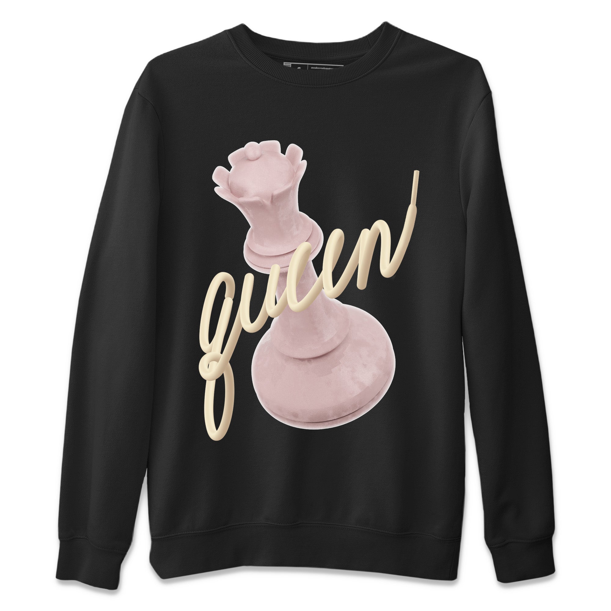 AJ1 Retro High OG Washed Pink Sneaker Match Tees 3D Queen Streetwear Sneaker Shirt AJ1 Retro High OG Washed Pink Sneaker Release Tees Unisex Shirts Black 2