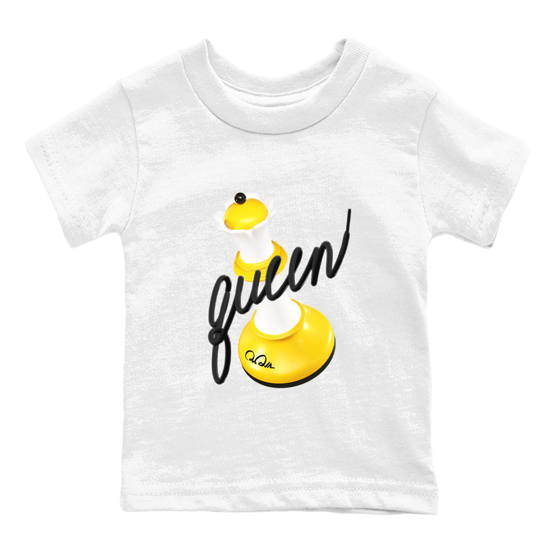 1s Yellow Ochre shirt to match jordans 3D Queen sneaker tees streetwear brand Air Jordan 1 Yellow Ochre Drip Gear Zone Brand baby toddler White 2 cotton Shirt