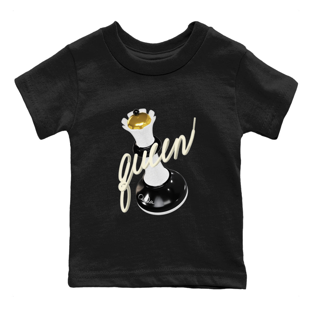 11s Gratitude shirt to match jordans 3D Queen sneaker tees Air Jordan 11 Gratitude Drip Gear Zone Baby Toddler Black 2 T-Shirt