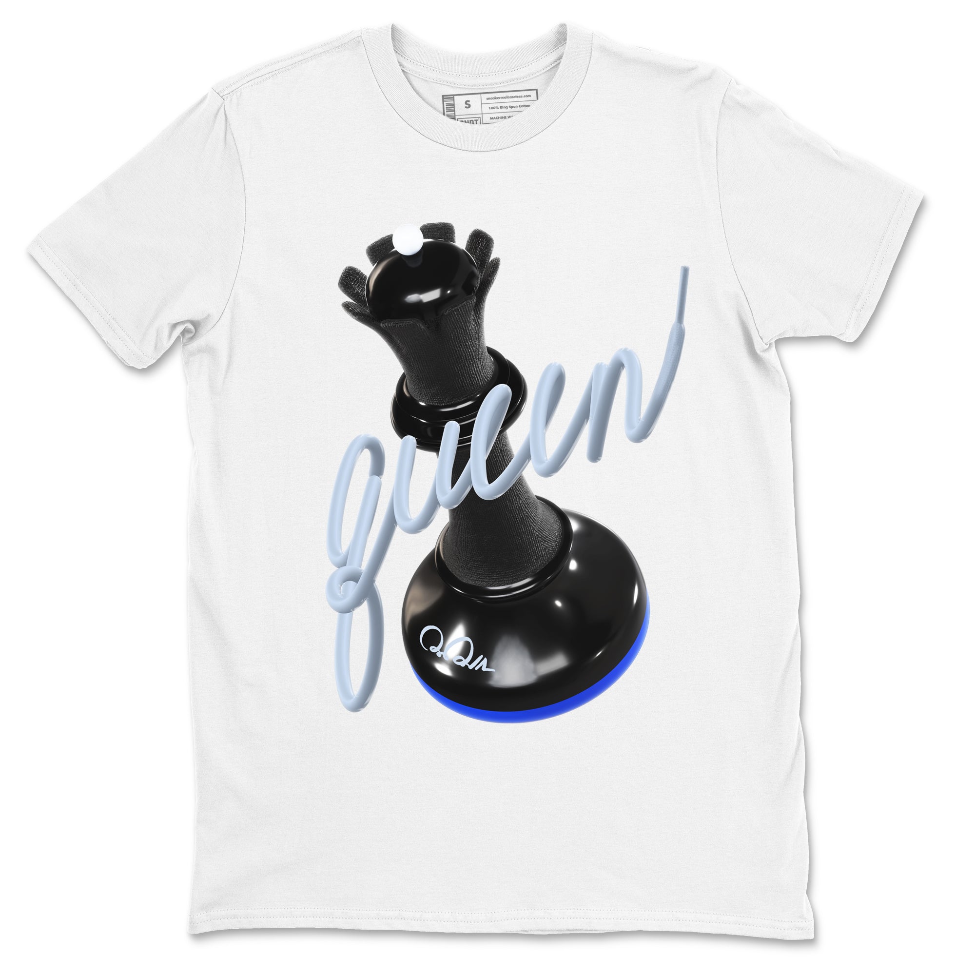Air Jordan 11 Space shirt to match jordans 3D Queen sneaker tees AJ11 Space Drip Gear Zone unisex cotton White 2 crew neck shirt