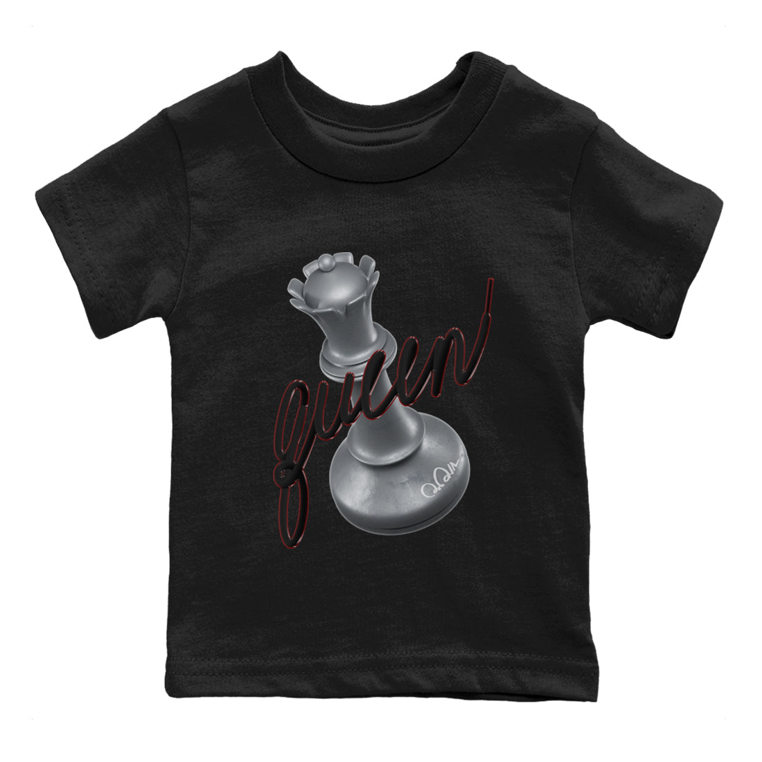 Air Jordan 14 Metallic Silver 3D Queen Baby and Kids Streetwear Sneaker Shirt AJ14 Metallic Silver Kids Streetwear Sneaker Shirt Washing and Care Tip