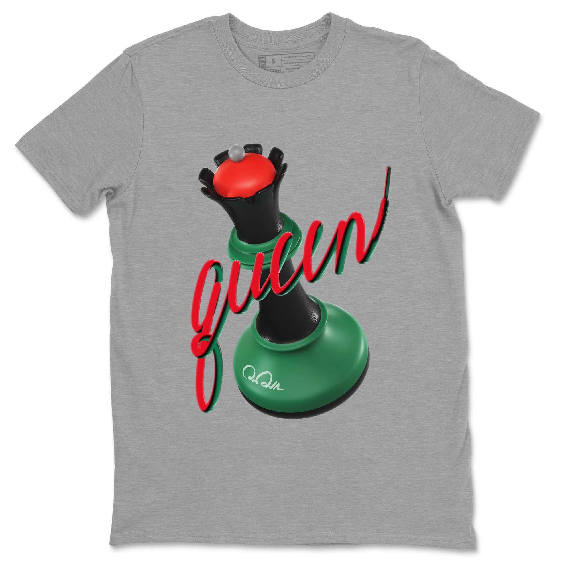 Jordan 2 Low Christmas X-mas Holiday special gift shirt to match jordans 3D Queen sneaker tees Air Jordan 2 Christmas Drip Gear Zone Unisex Heather Grey 2 T-Shirt