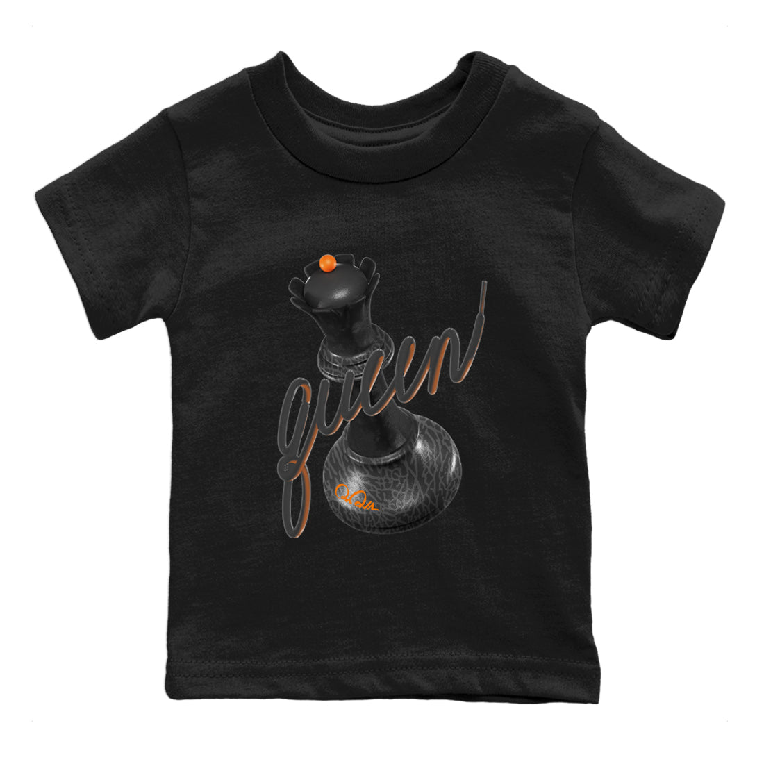 Air Jordan 3 Fear shirt to match jordans 3D Queen sneaker tees AJ3 Fear Drip Gear Zone Baby Toddler Black 2 T-Shirt