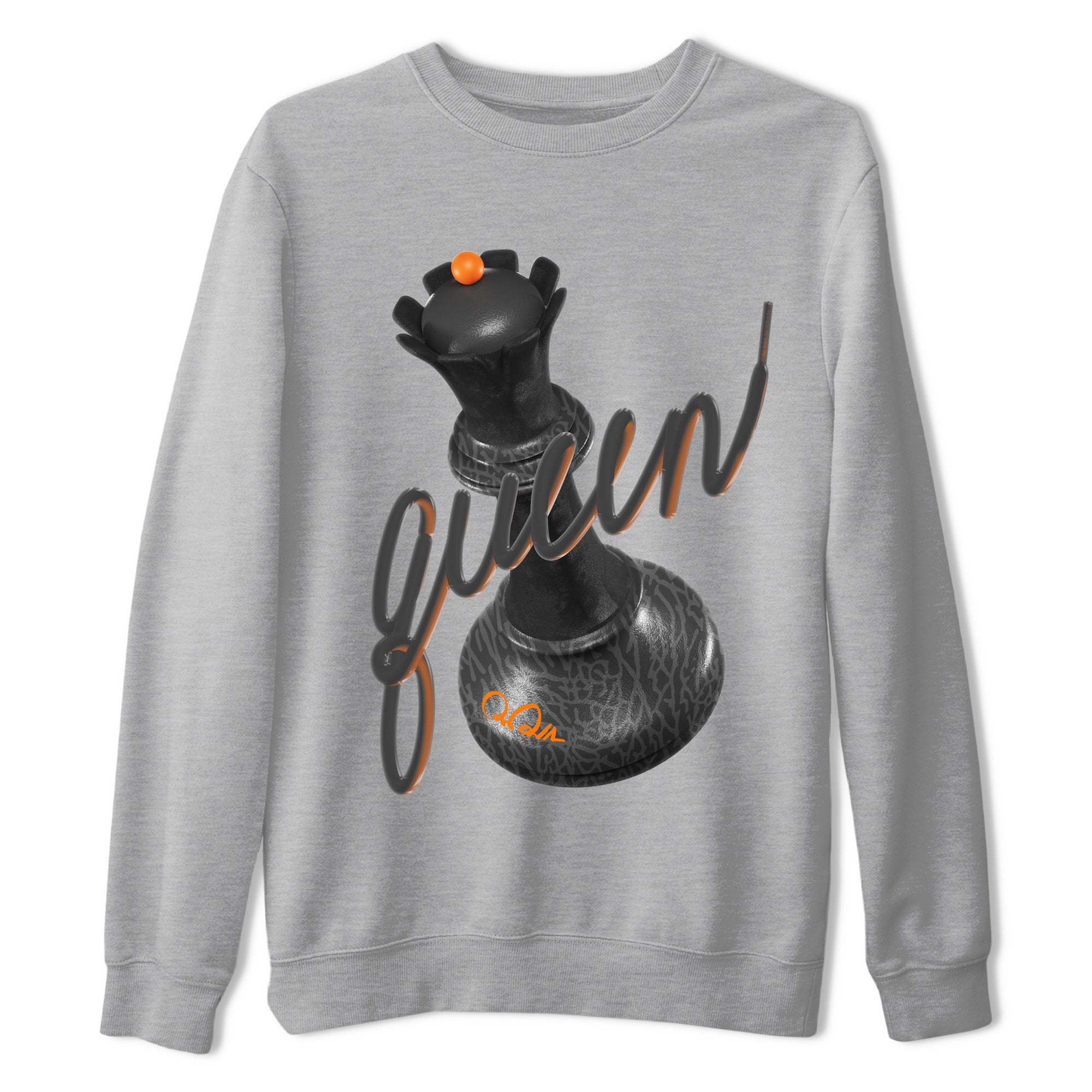 Air Jordan 3 Fear shirt to match jordans 3D Queen sneaker tees AJ3 Fear Drip Gear Zone Unisex Heather Grey 2 T-Shirt