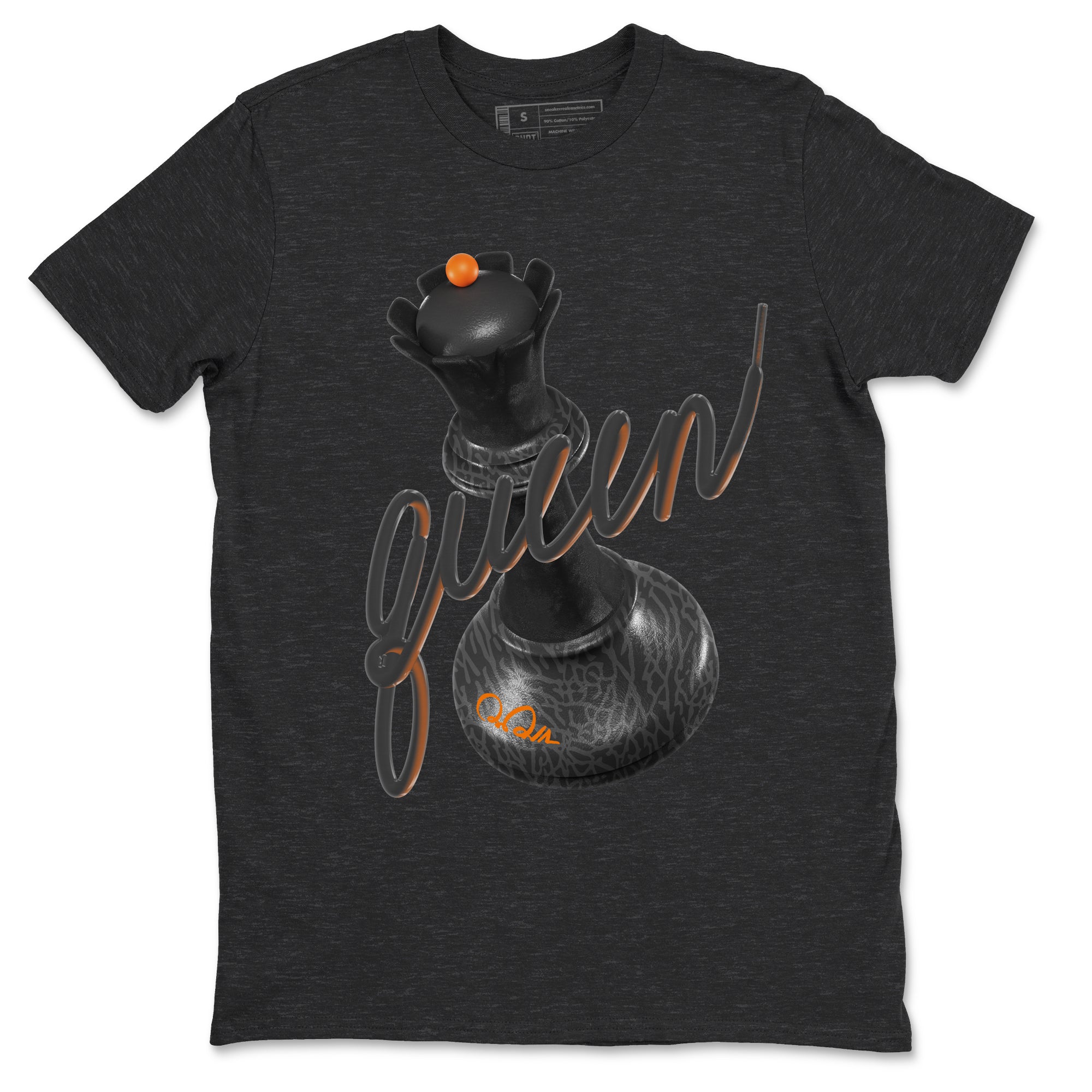 Air Jordan 3 Fear shirt to match jordans 3D Queen sneaker tees AJ3 Fear Drip Gear Zone Unisex Charcoal Heather 2 T-Shirt