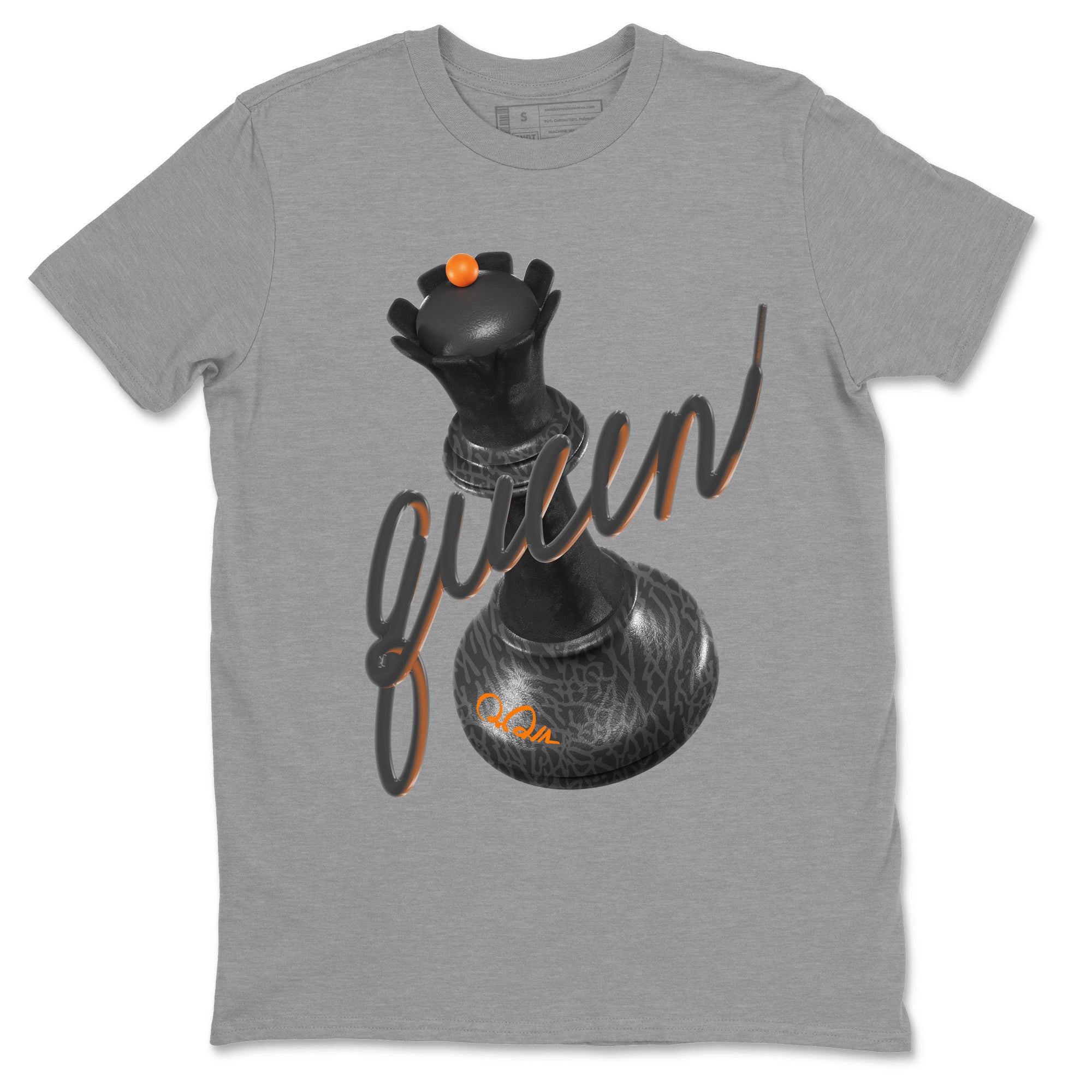 Air Jordan 3 Fear shirt to match jordans 3D Queen sneaker tees AJ3 Fear Drip Gear Zone Unisex Heather Grey 2 T-Shirt