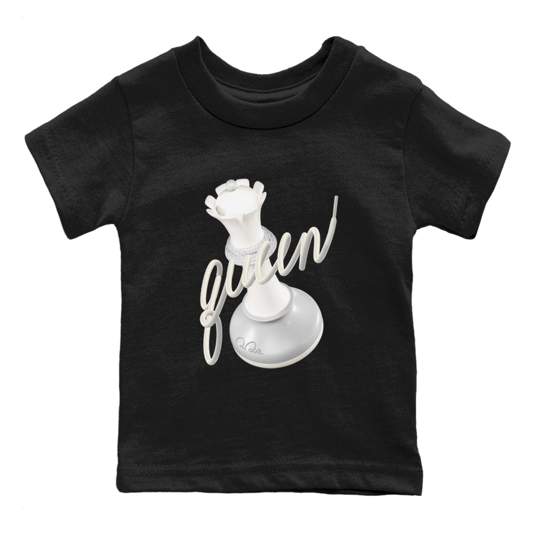 3s Ivory shirt to match jordans 3D Queen sneaker tees Air Jordan 3 Ivory Drip Gear Zone baby toddler Black 2 cotton Shirt