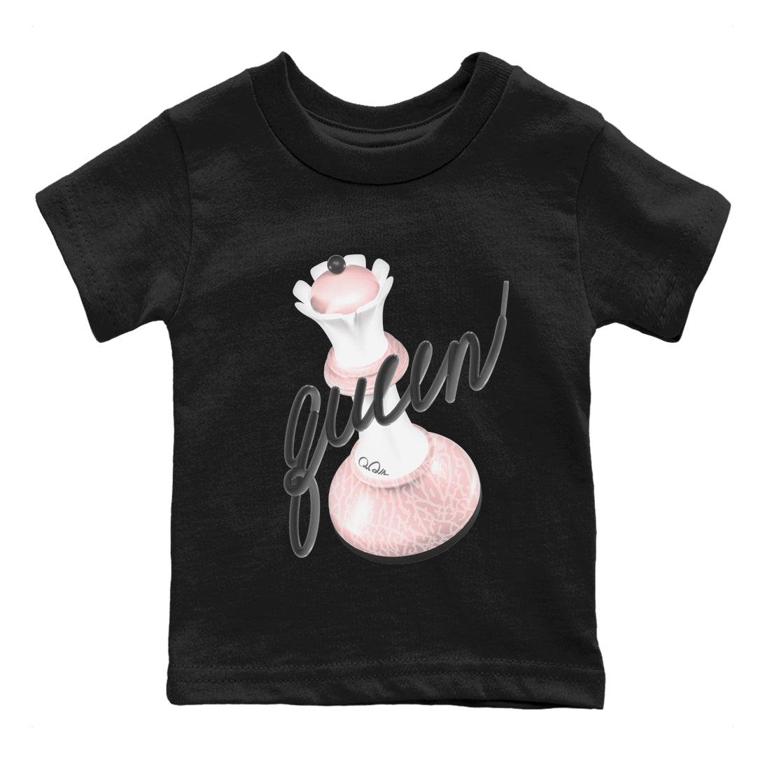 Air Jordan 3 GS Vintage Floral shirt to match jordans 3D Queen sneaker tees Air Jordan 3 Vintage Floral Drip Gear Zone baby toddler Black 2 cotton Shirt
