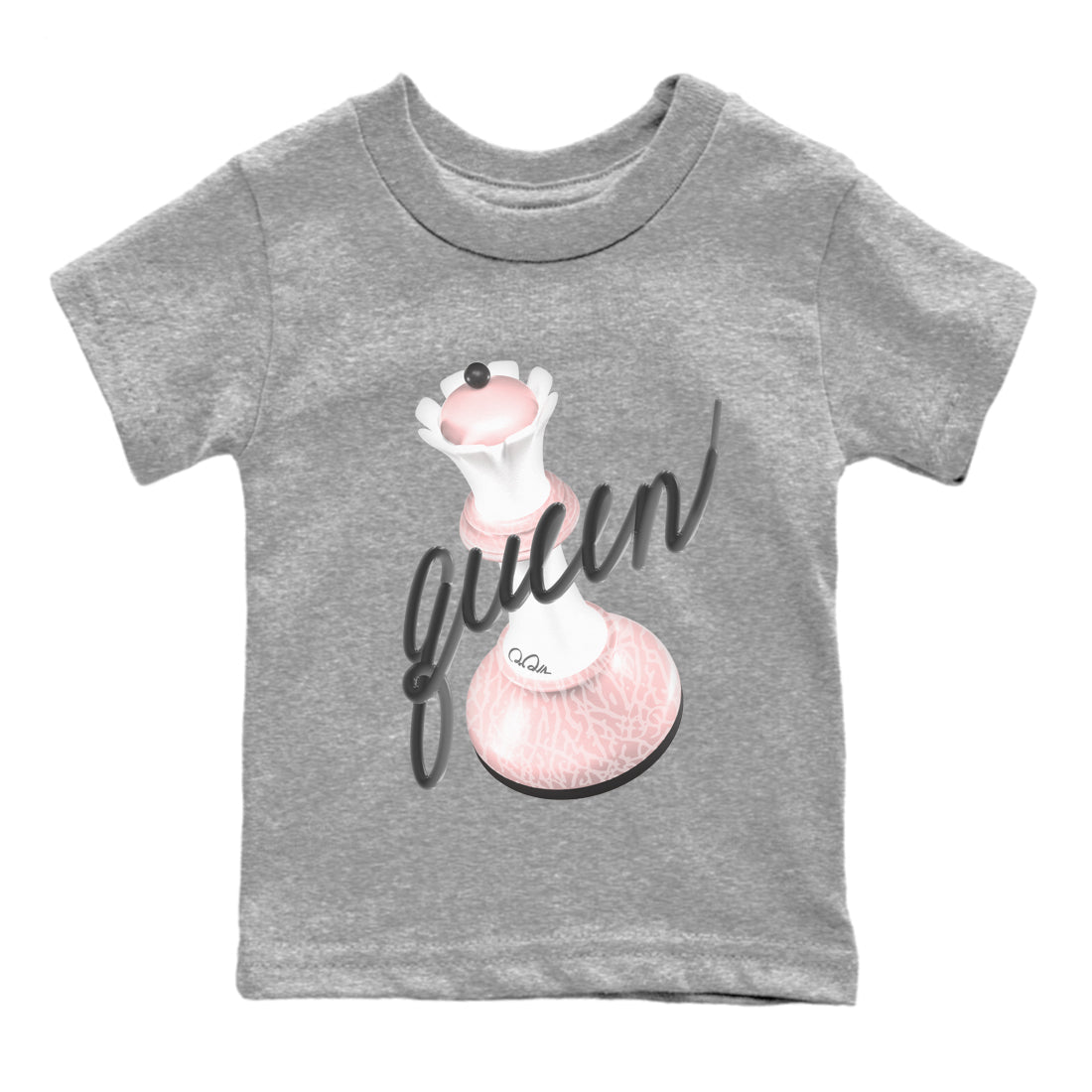 Air Jordan 3 GS Vintage Floral shirt to match jordans 3D Queen sneaker tees Air Jordan 3 Vintage Floral Drip Gear Zone baby toddler Heather Grey 2 cotton Shirt
