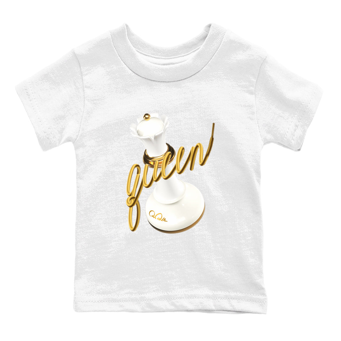 4s Sail 2024 shirt to match jordans 3D Queen sneaker tees Air Jordan 4 Sail 2024 Drip Gear Zone baby toddler White 2 cotton Shirt