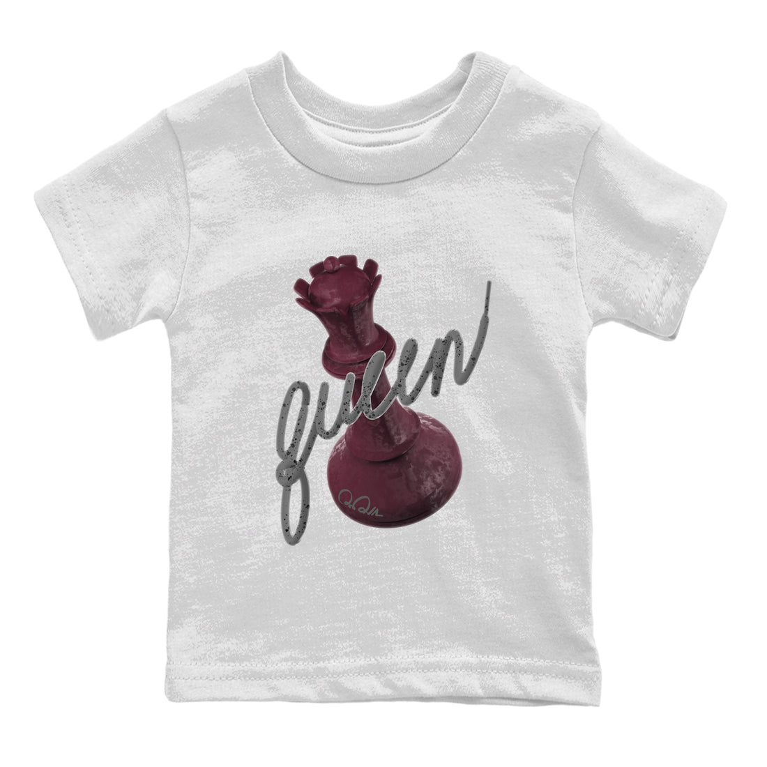 Air Jordan 5 Burgundy Sneaker Match Tees 3D Queen Streetwear Sneaker Shirt Air Jordan 5 Burgundy Sneaker Release Tees Kids Shirts White 2