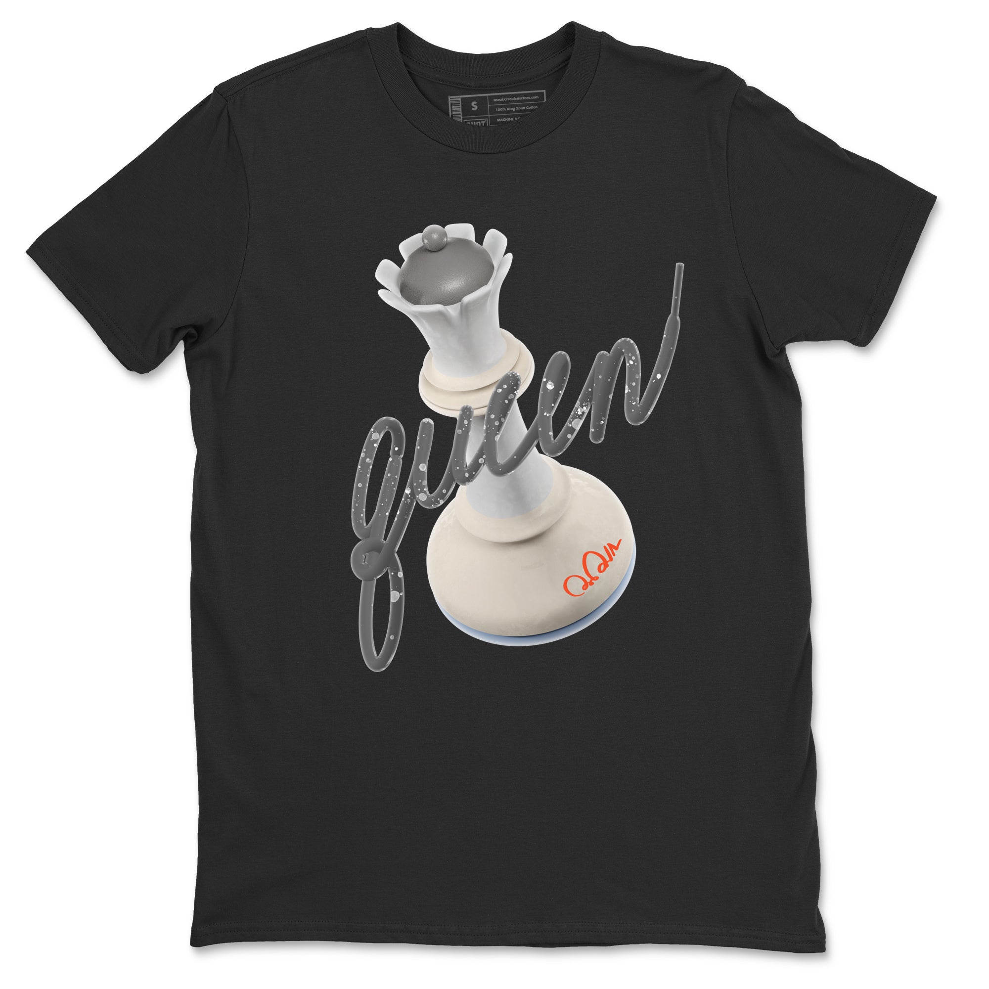 Air Jordan 5 Craft Sneaker Match Tees 3D Queen Streetwear Sneaker Shirt AJ5 SE Craft Sneaker Release Tees Unisex Shirts Black 2