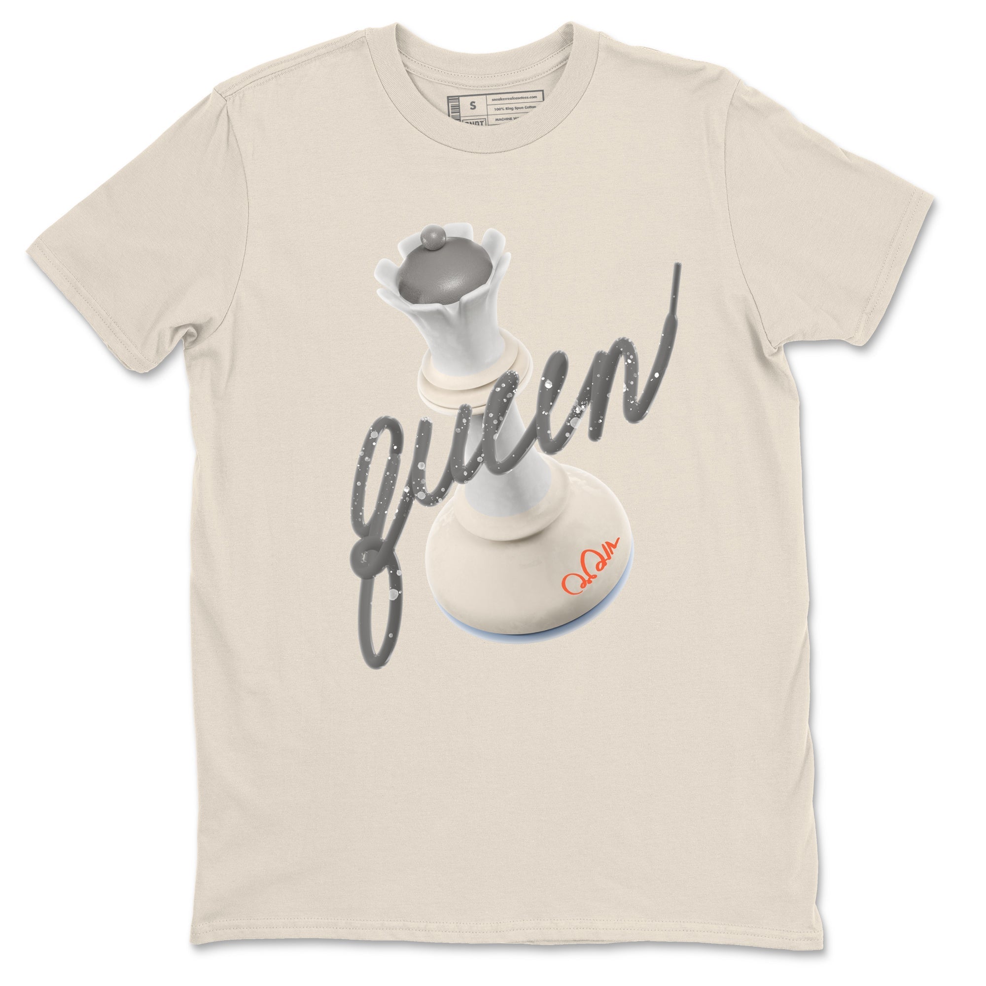 Air Jordan 5 Craft Sneaker Match Tees 3D Queen Streetwear Sneaker Shirt AJ5 SE Craft Sneaker Release Tees Unisex Shirts Natural 2