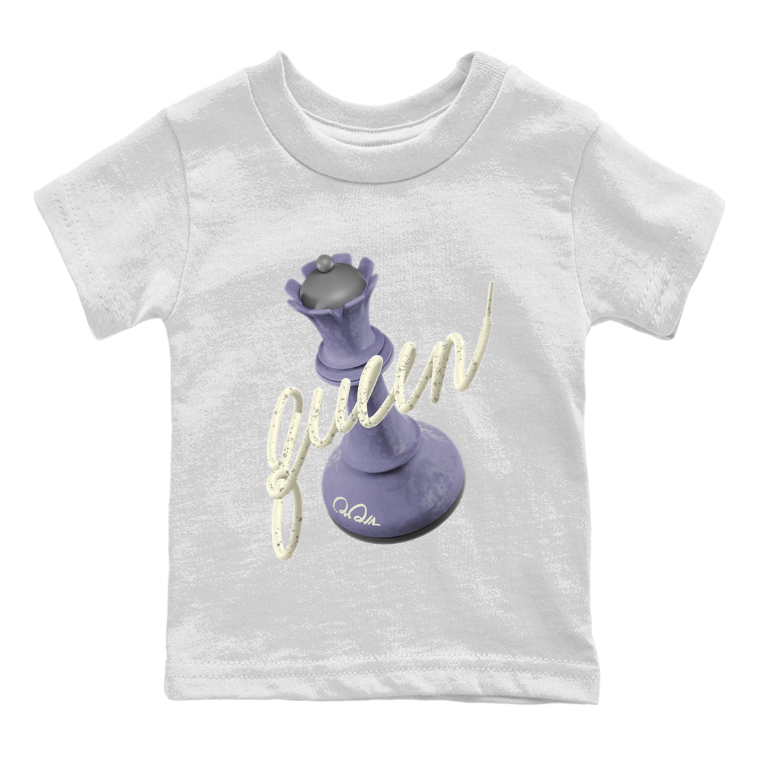 Air Jordan 5 Indigo Haze Sneaker Match Tees 3D Queen Streetwear Sneaker Shirt AJ5 Indigo Haze Sneaker Release Tees Kids Shirts White 2